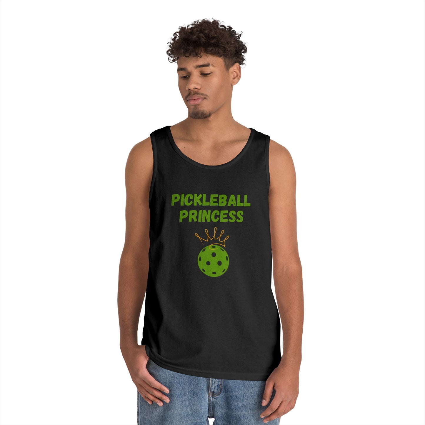 Pickleball Princess // Unisex Heavy Cotton Tank Top