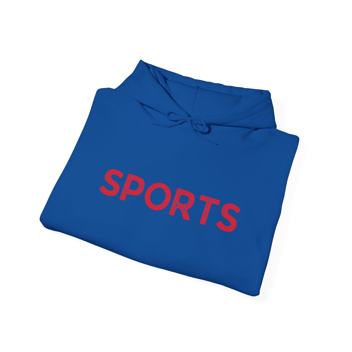 Sports // Unisex Heavy Blend™ Hooded Sweatshirt - Red Text