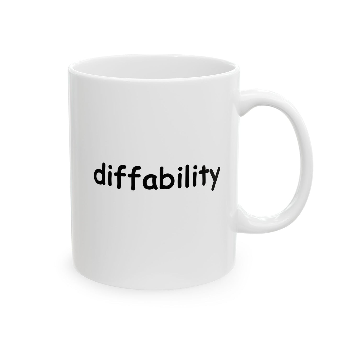 diffability // Ceramic Mug, (11oz, 15oz)