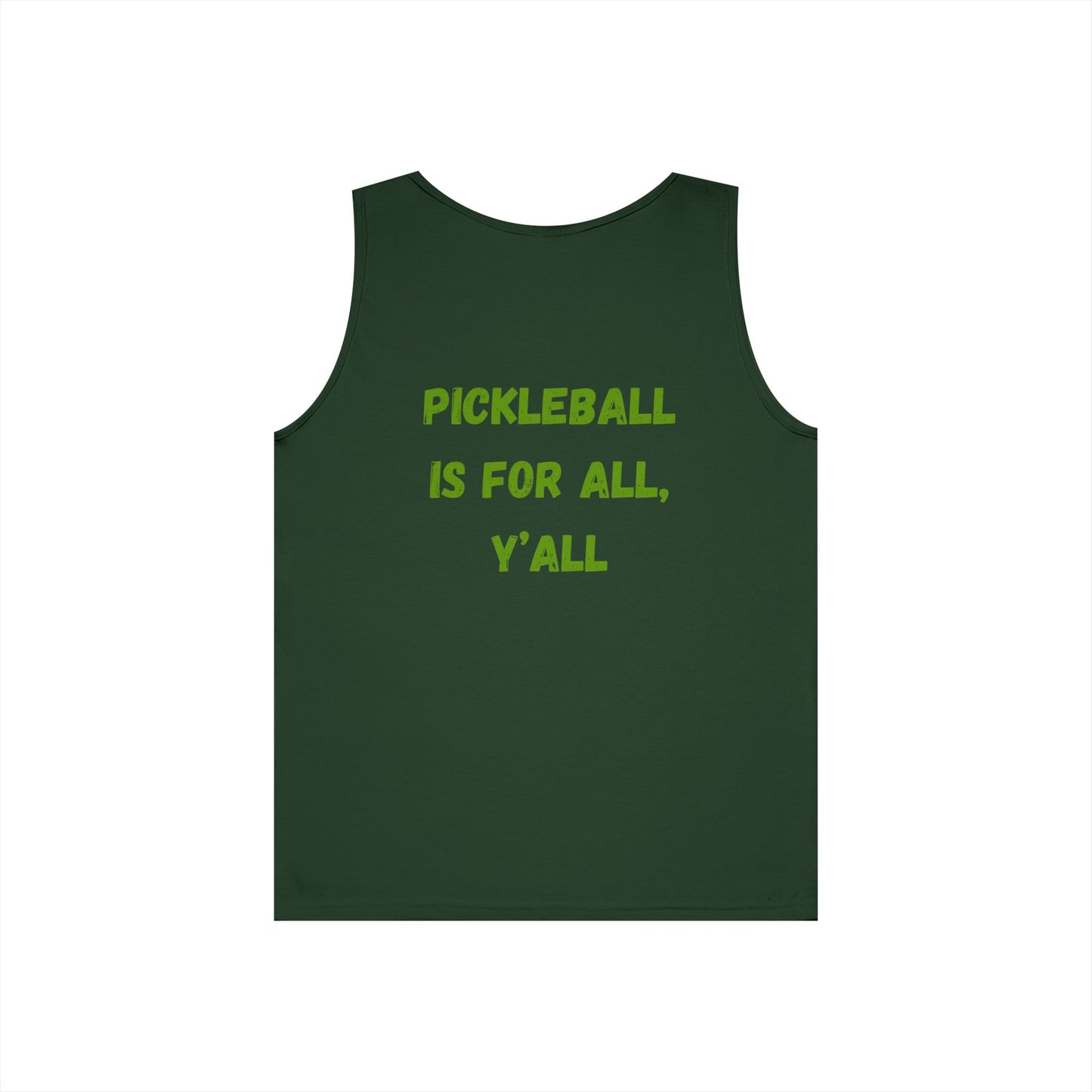 Pickleball is for All, Y'all // Unisex Heavy Cotton Tank Top