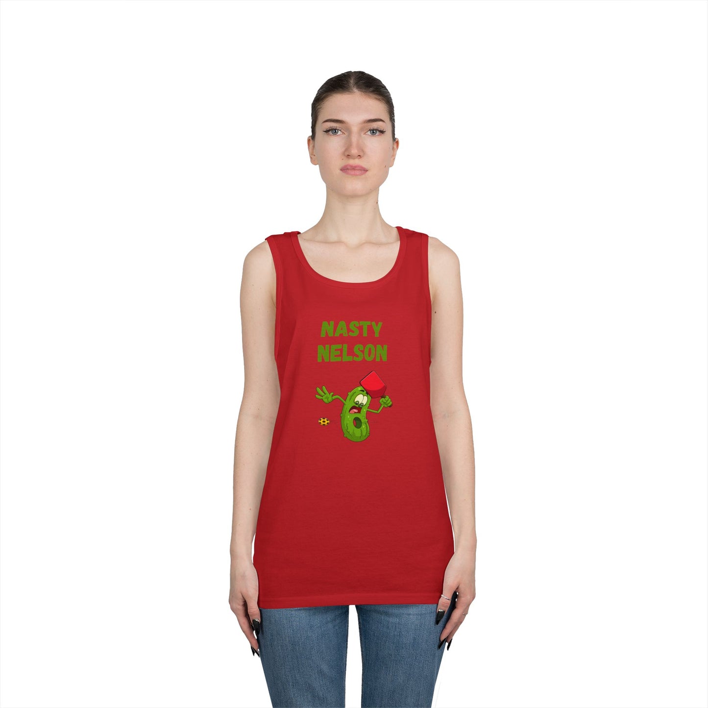 Pickleball // Nasty Nelson // Unisex Heavy Cotton Tank Top