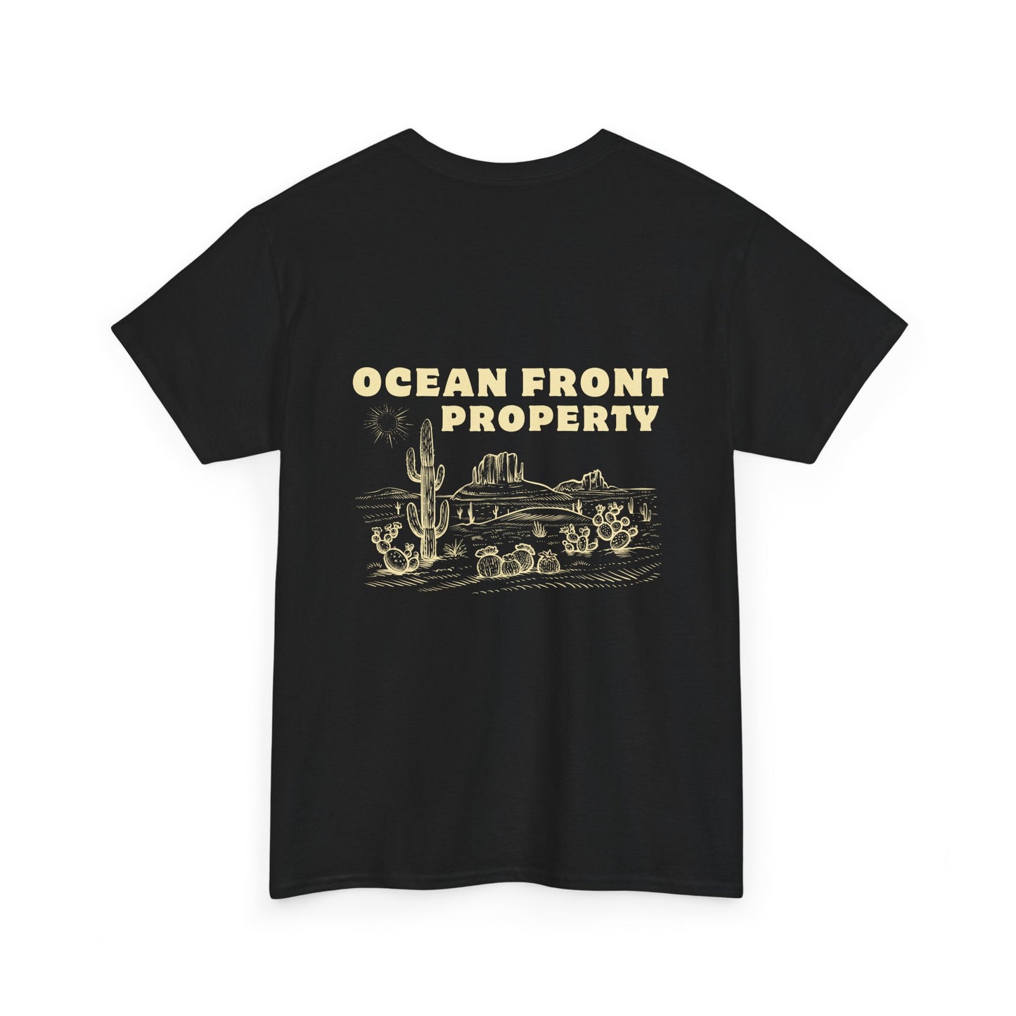 Ocean Front Property - Double-sided // Unisex Heavy Cotton Tee