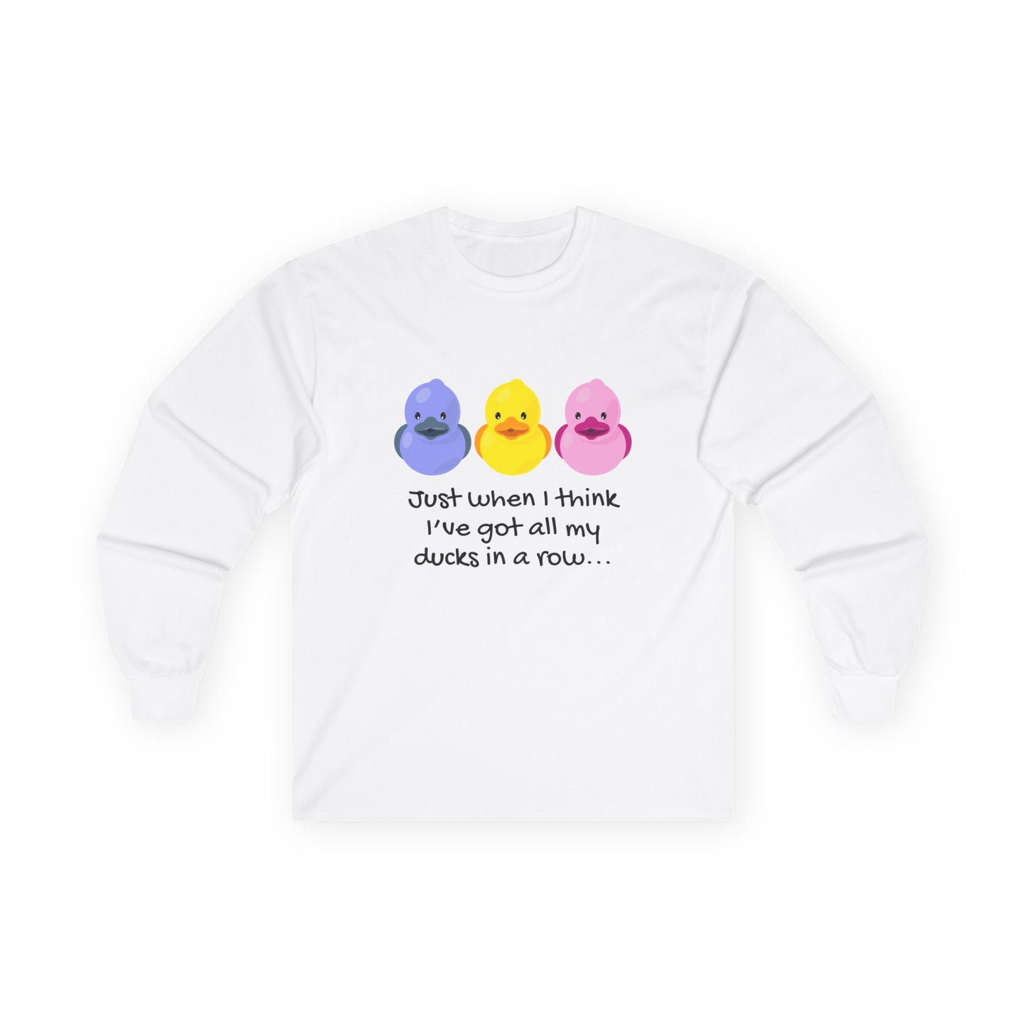 Ducks in a Row // Unisex Ultra Cotton Long Sleeve Tee