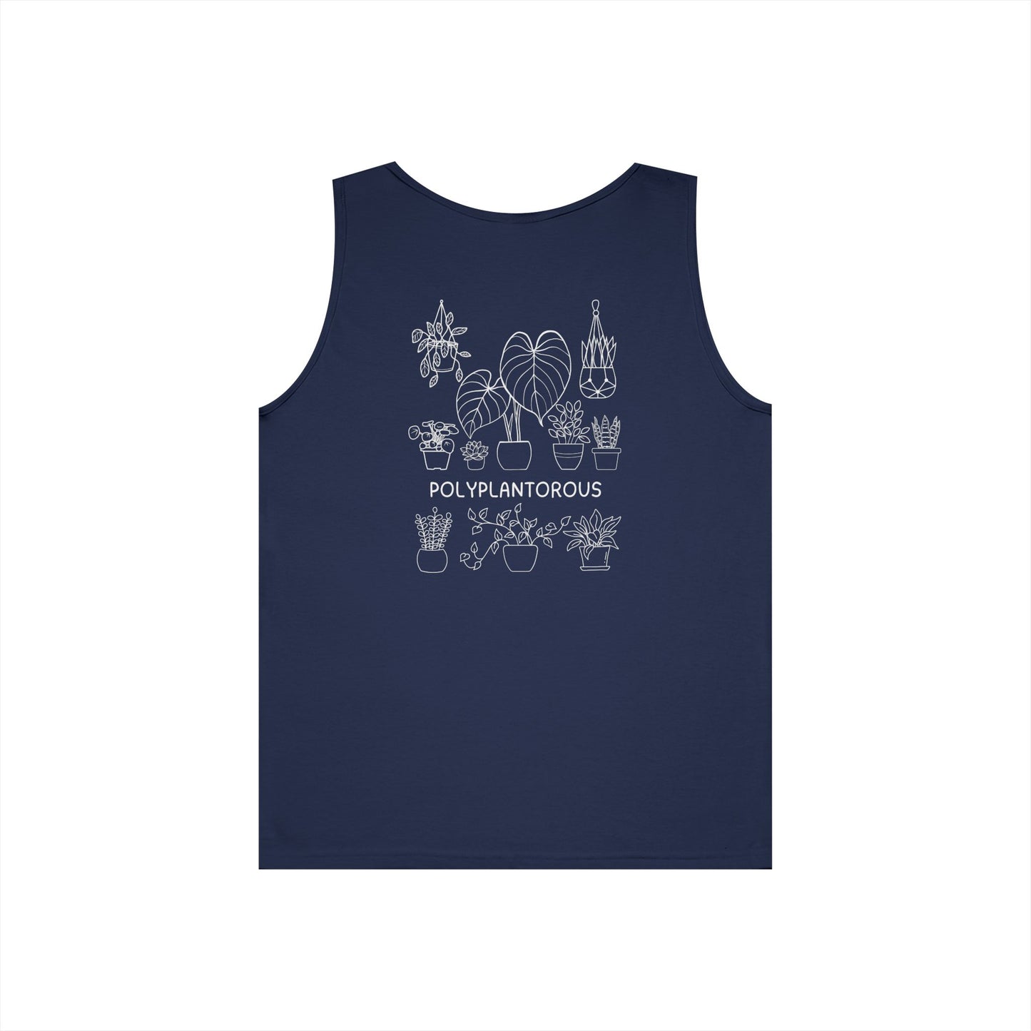 polyPLANTorous // Unisex Heavy Cotton Tank Top - Polyplantorous Plant Lover Design