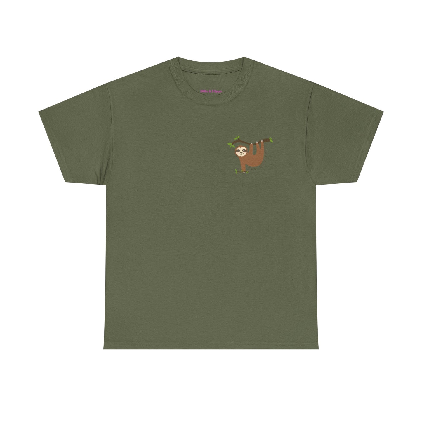 Keep Hangin' On - Sloth // Unisex Heavy Cotton Tee - Motivational