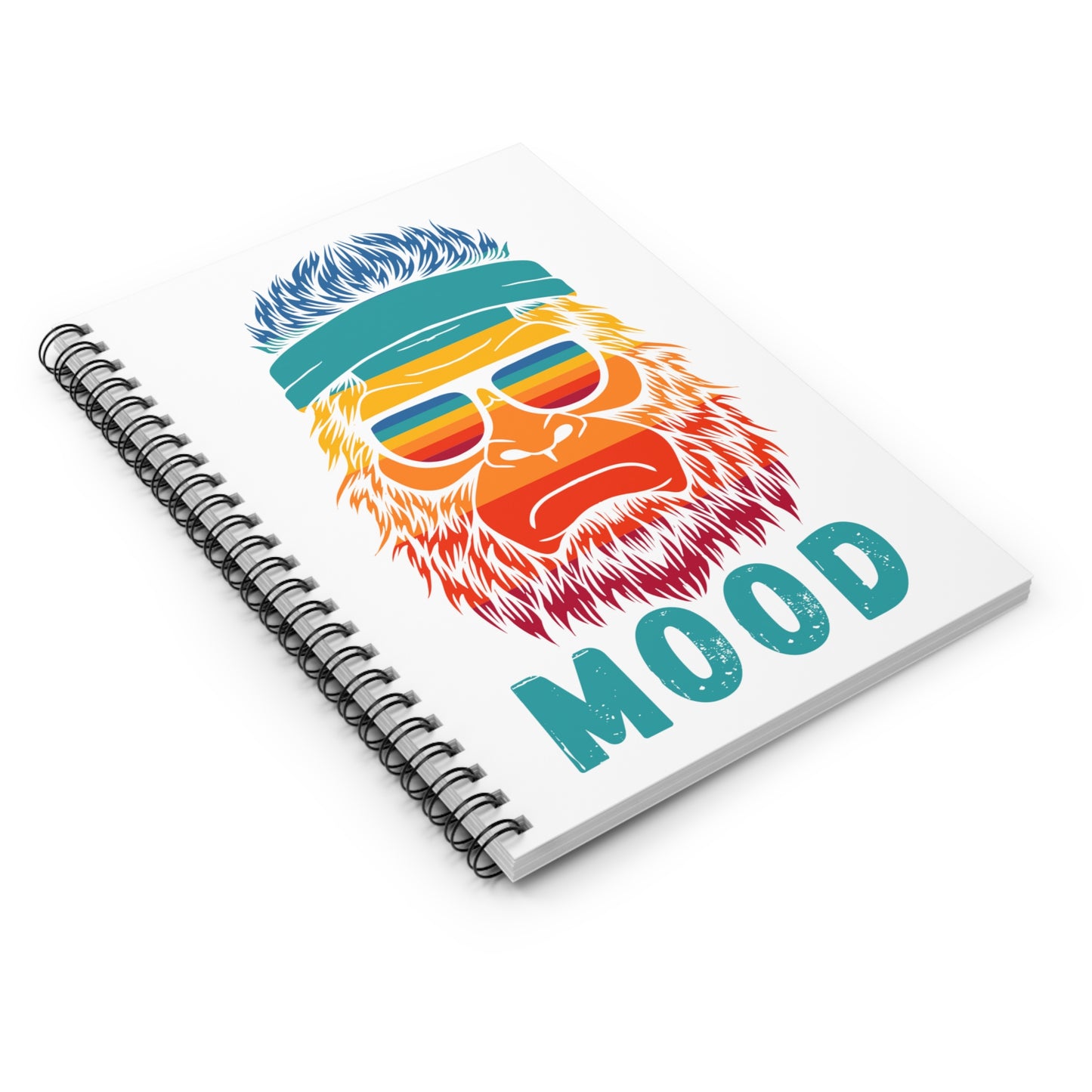 Bigfoot Mood // Spiral Notebook - Ruled Line