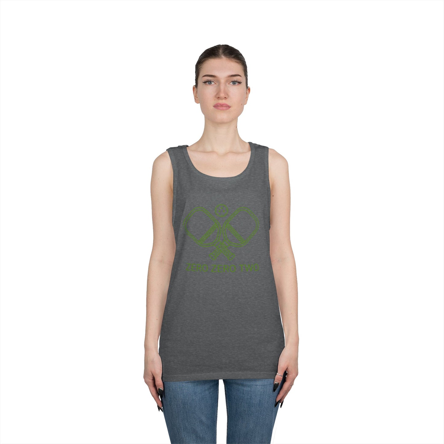 Zero Zero Two Pickleball // Unisex Heavy Cotton Tank Top