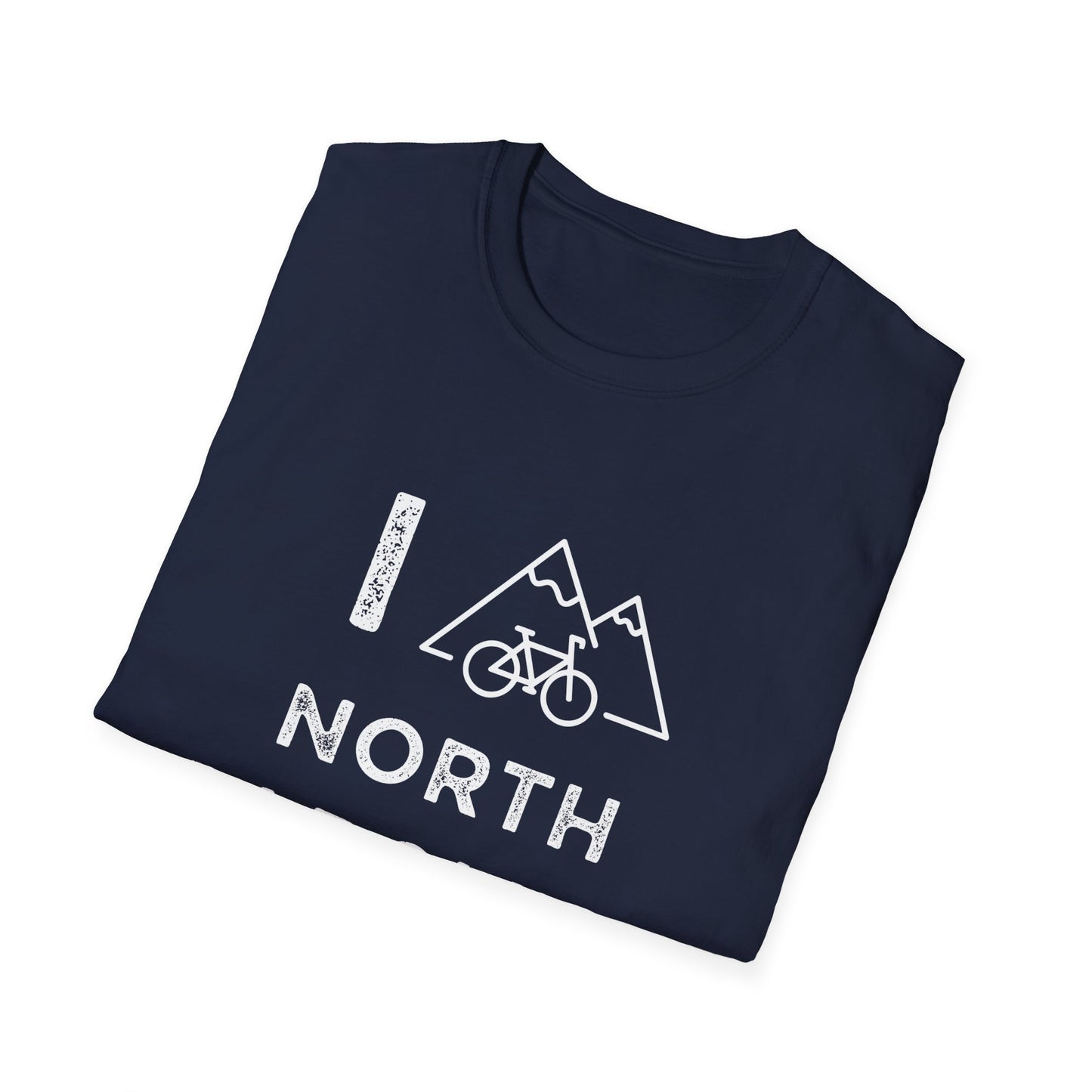 I (Mountain) Bike North Carolina // Unisex Softstyle T-Shirt