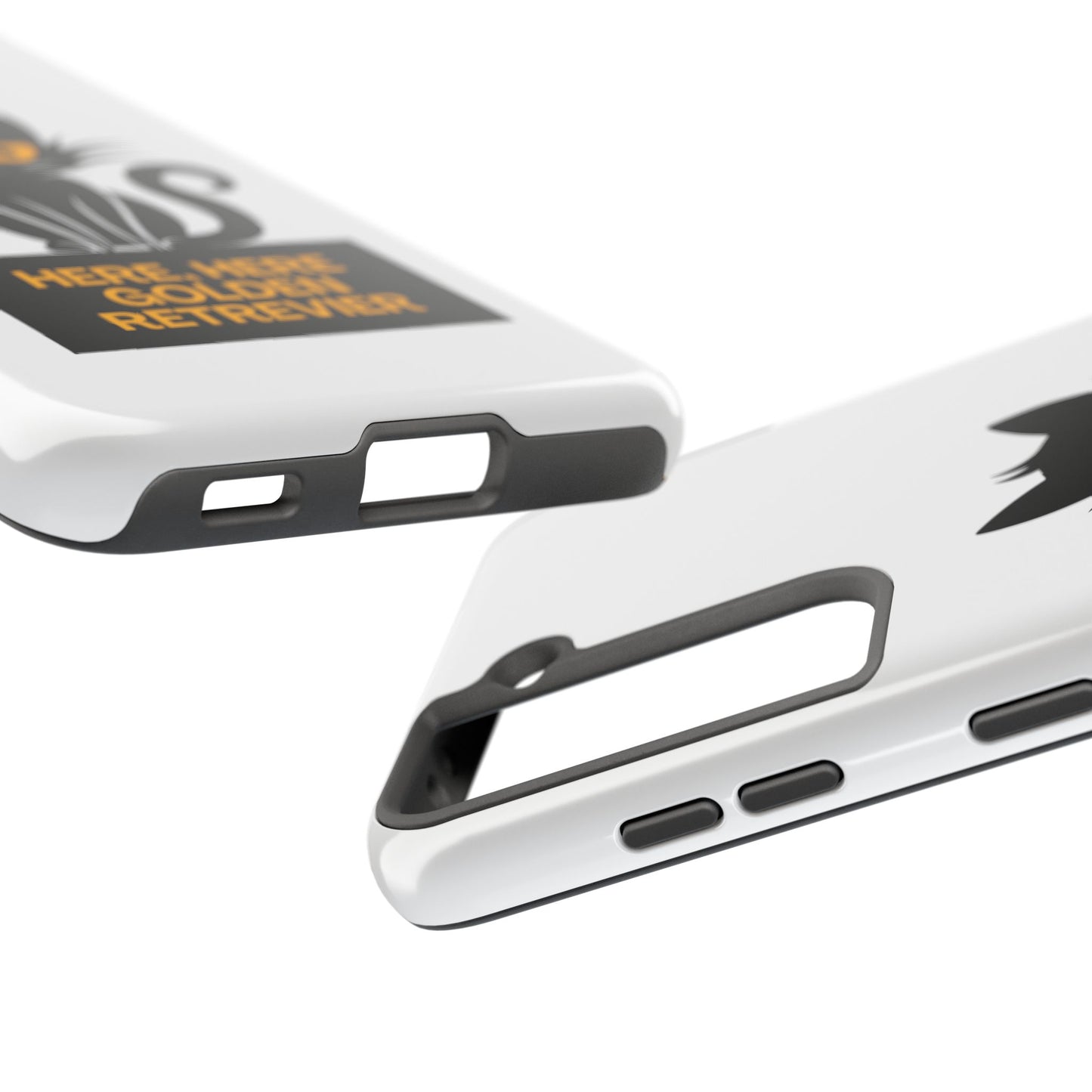 Here, Here Golden Retriever // Phone Case