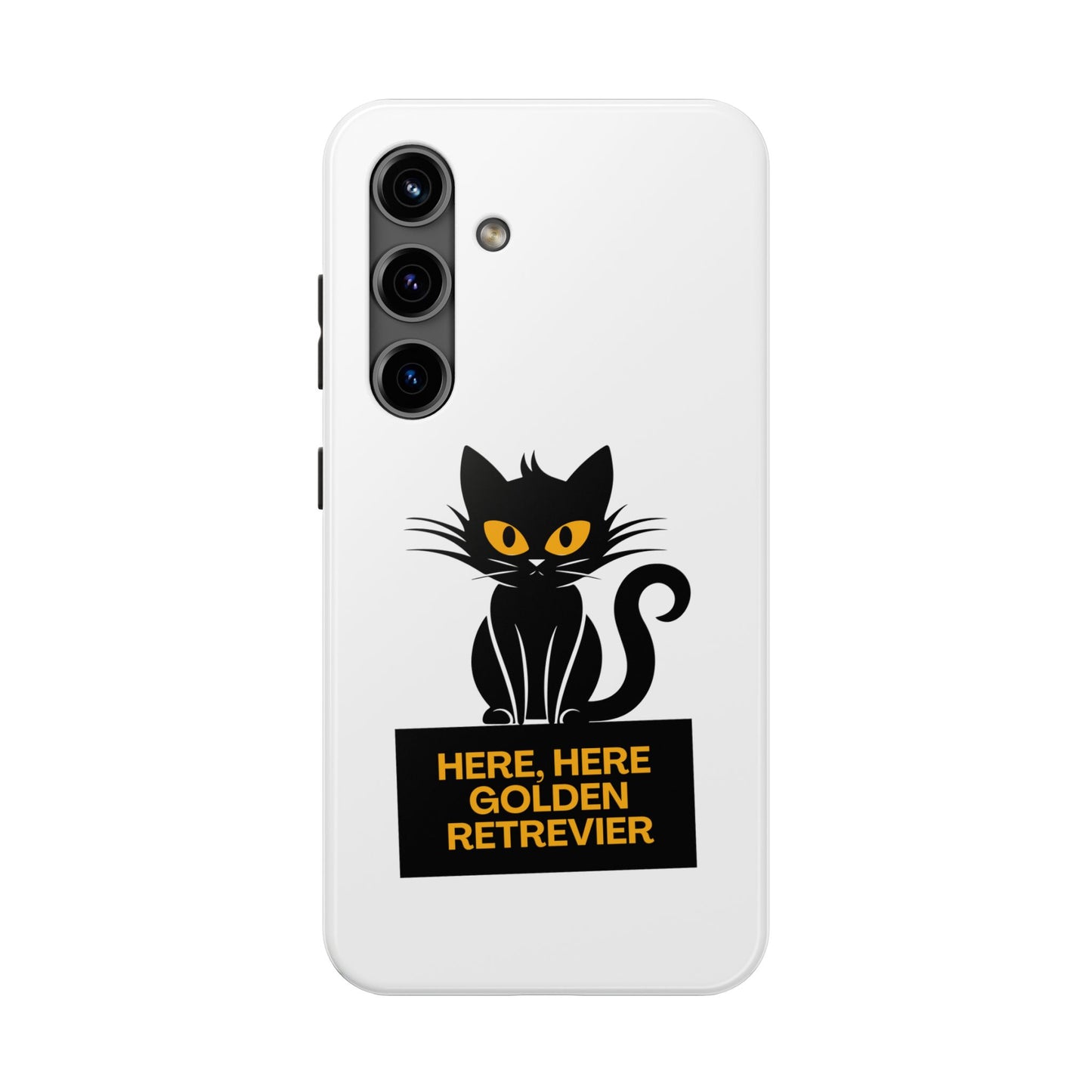 Here, Here Golden Retriever // Phone Case