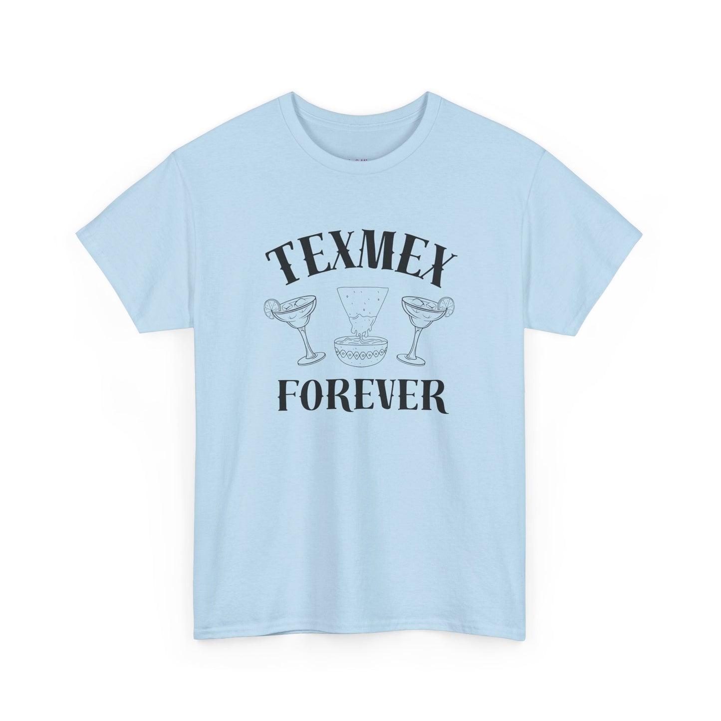Tex-Mex Forever - Ritas & Queso // Unisex Heavy Cotton Tee - Fun Casual T-Shirt for Food Lovers