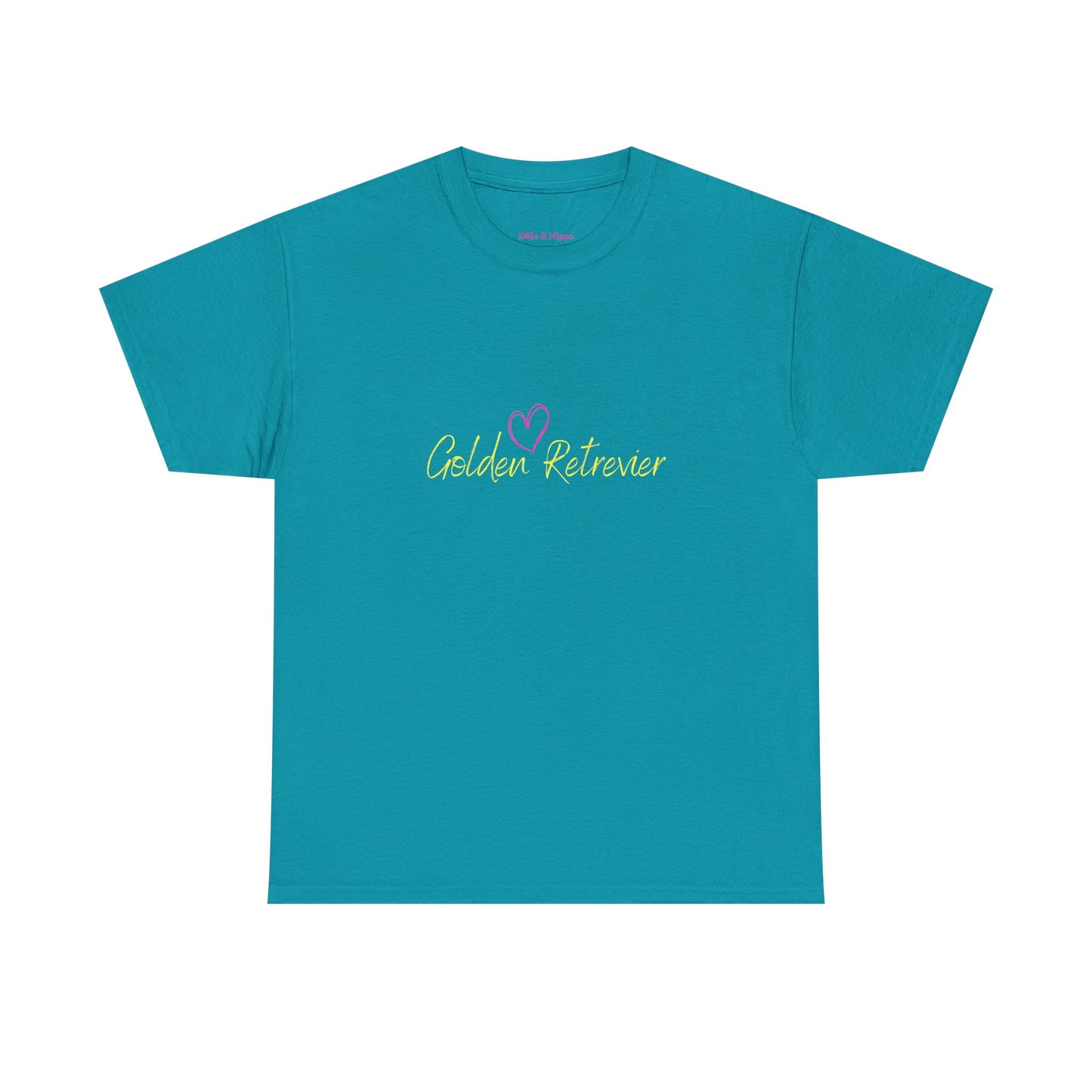 Golden Retriever Woofin' For My Black Cat // Unisex Heavy Cotton Tee - Relationship Dynamics