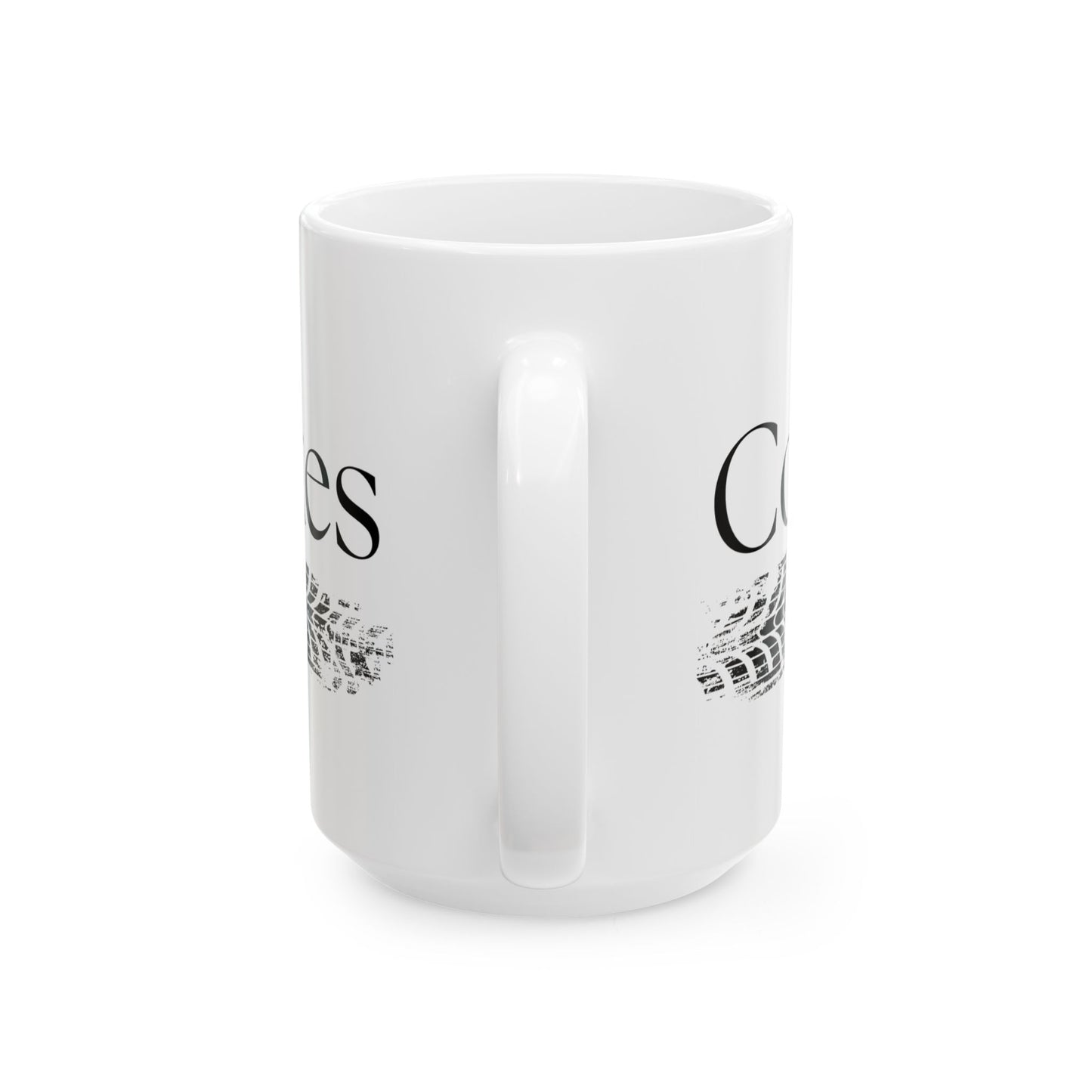Coffee & Bikes // Ceramic Mug, (11oz, 15oz)