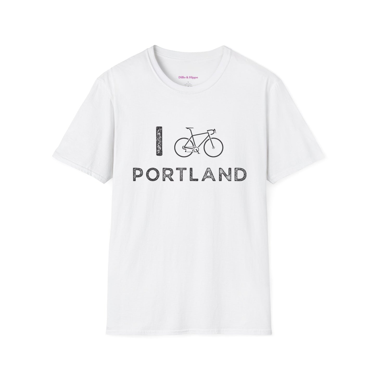 I (Road) Bike Portland // Unisex Softstyle T-Shirt