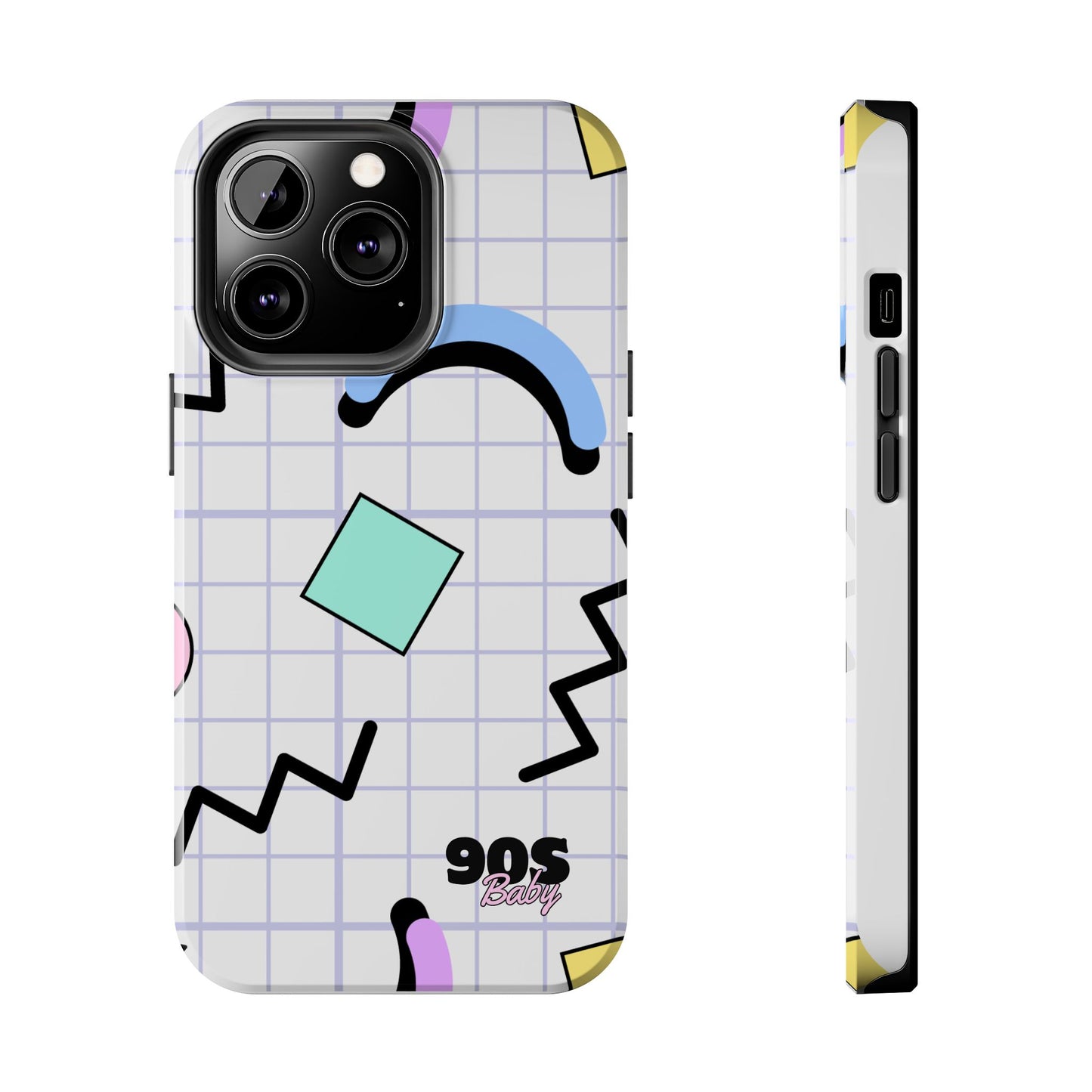 90s Baby Zig Zag and Shapes // iPhone Case