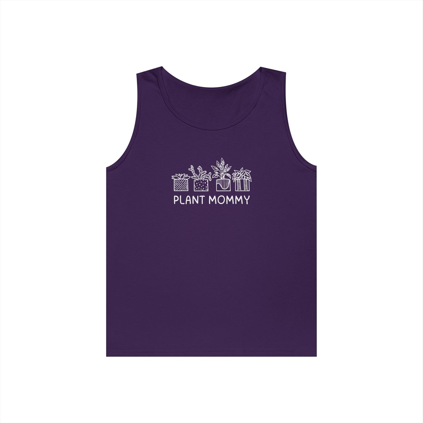 Plant Mommy // Unisex Heavy Cotton Tank Top - Perfect Gift for Plant Lovers