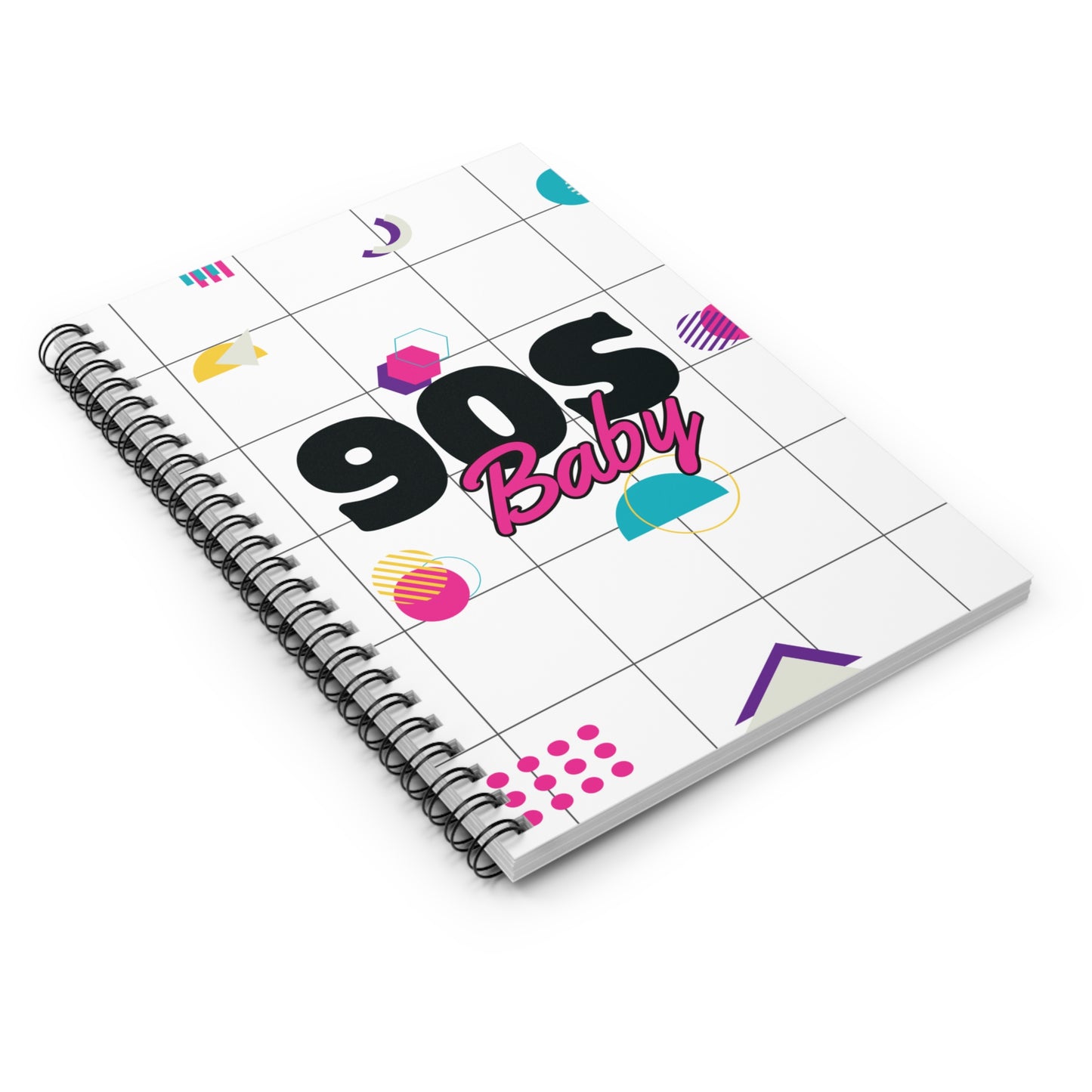 90s Baby // Spiral Notebook - Ruled Line
