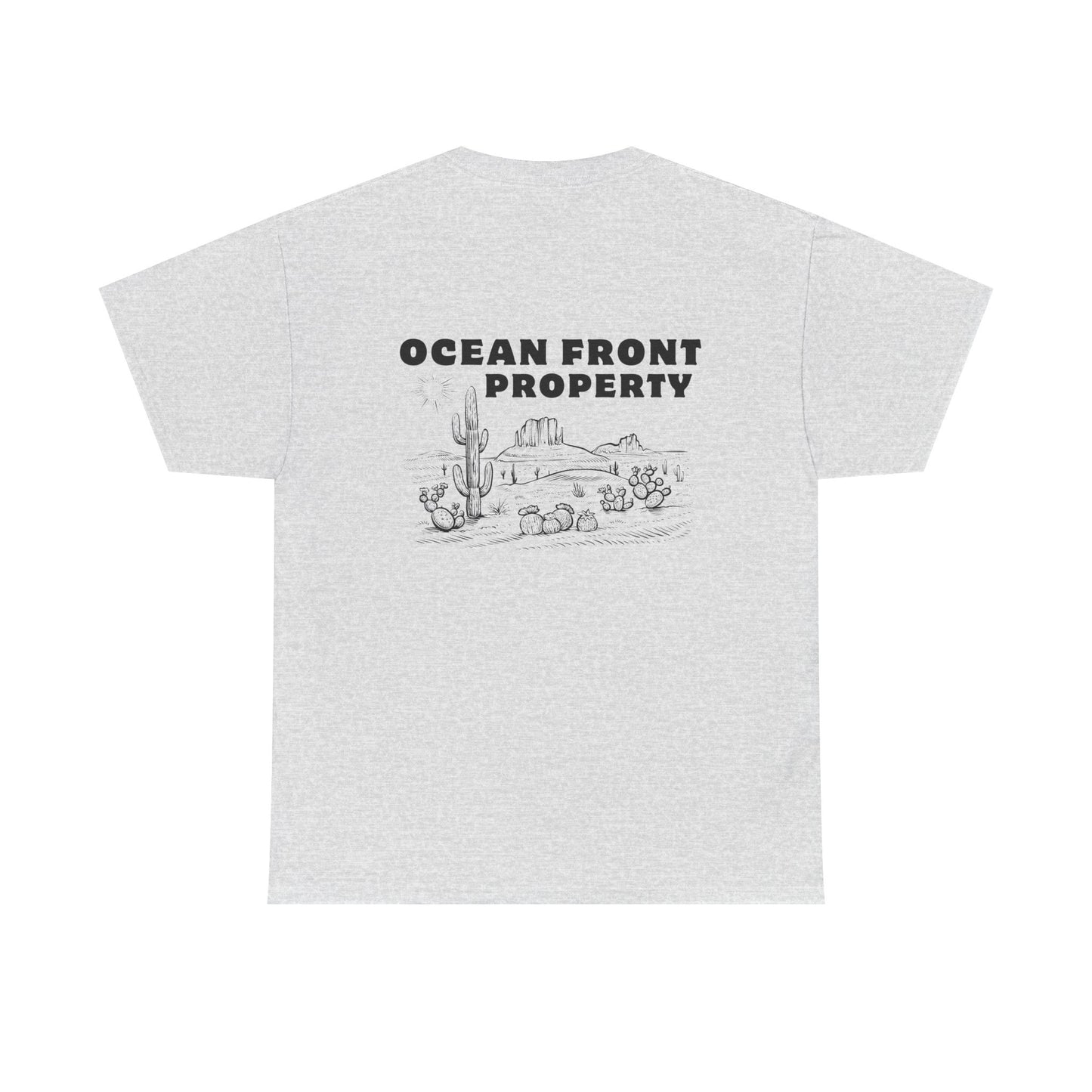 Ocean Front Property - Double-sided // Unisex Heavy Cotton Tee