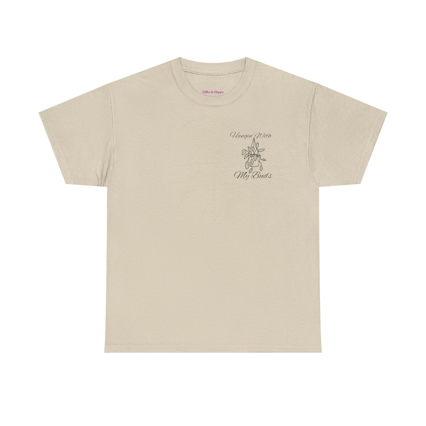Hangin' With My Buds // Unisex Heavy Cotton Tee - Perfect for Everyday Comfort