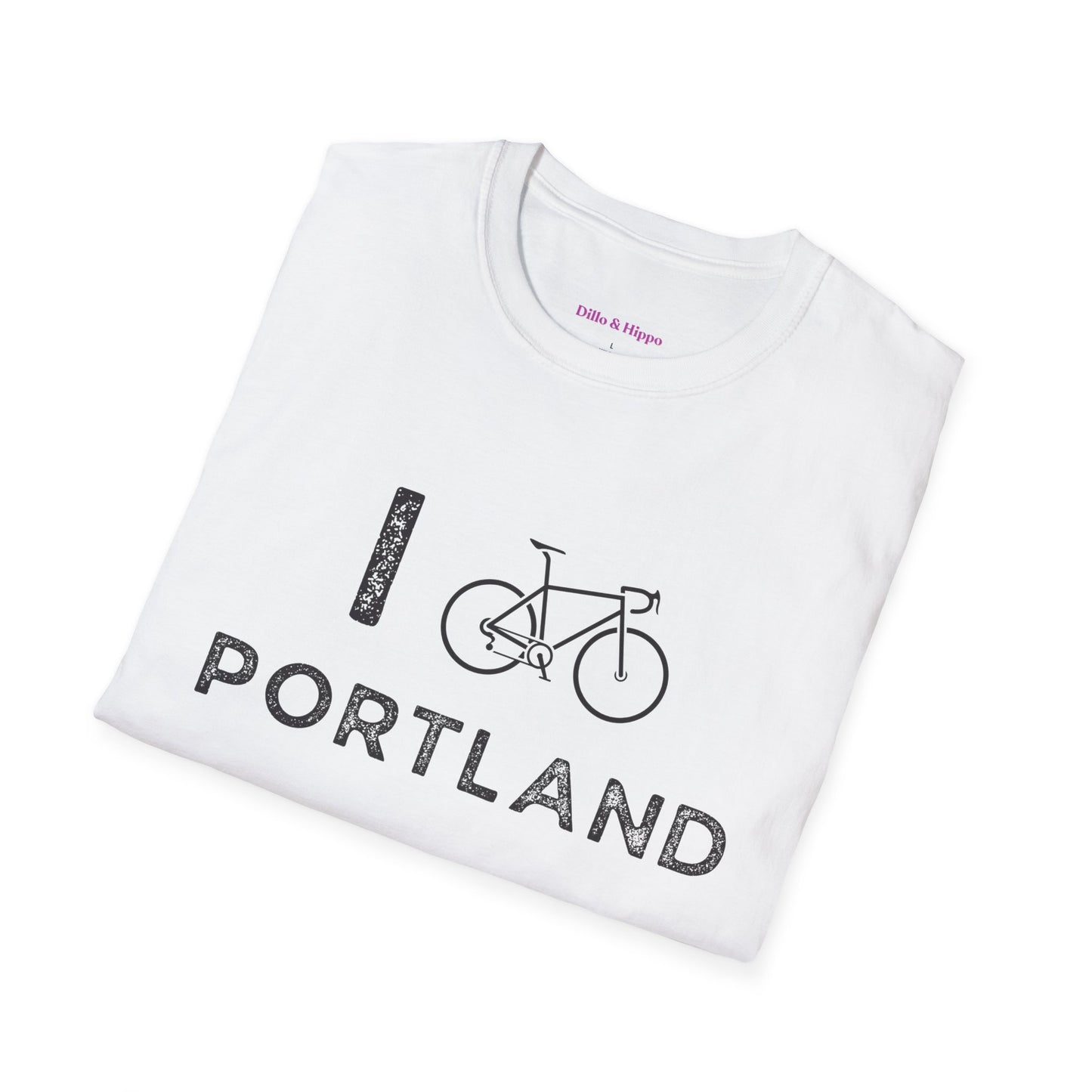 I (Road) Bike Portland // Unisex Softstyle T-Shirt