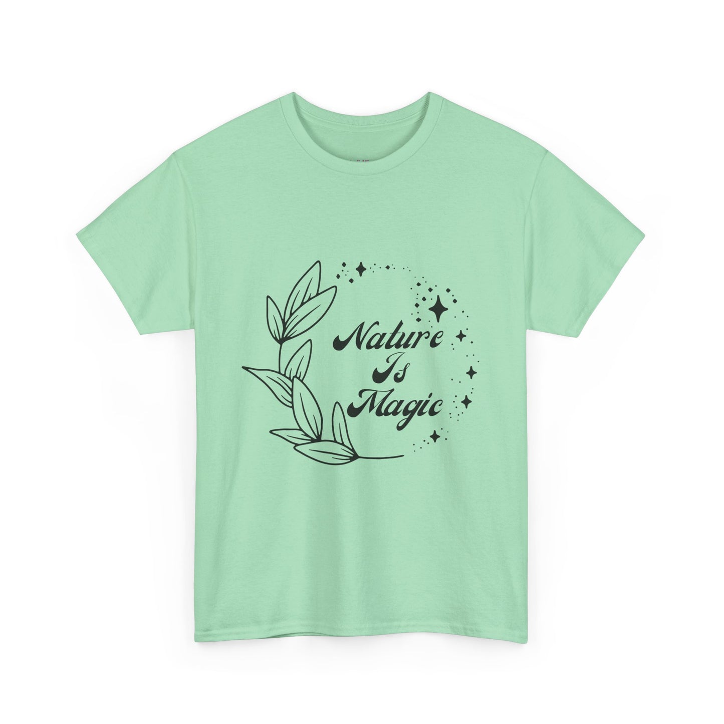 Nature is Magic // Unisex Heavy Cotton Tee - Nature-Themed Casual Wear