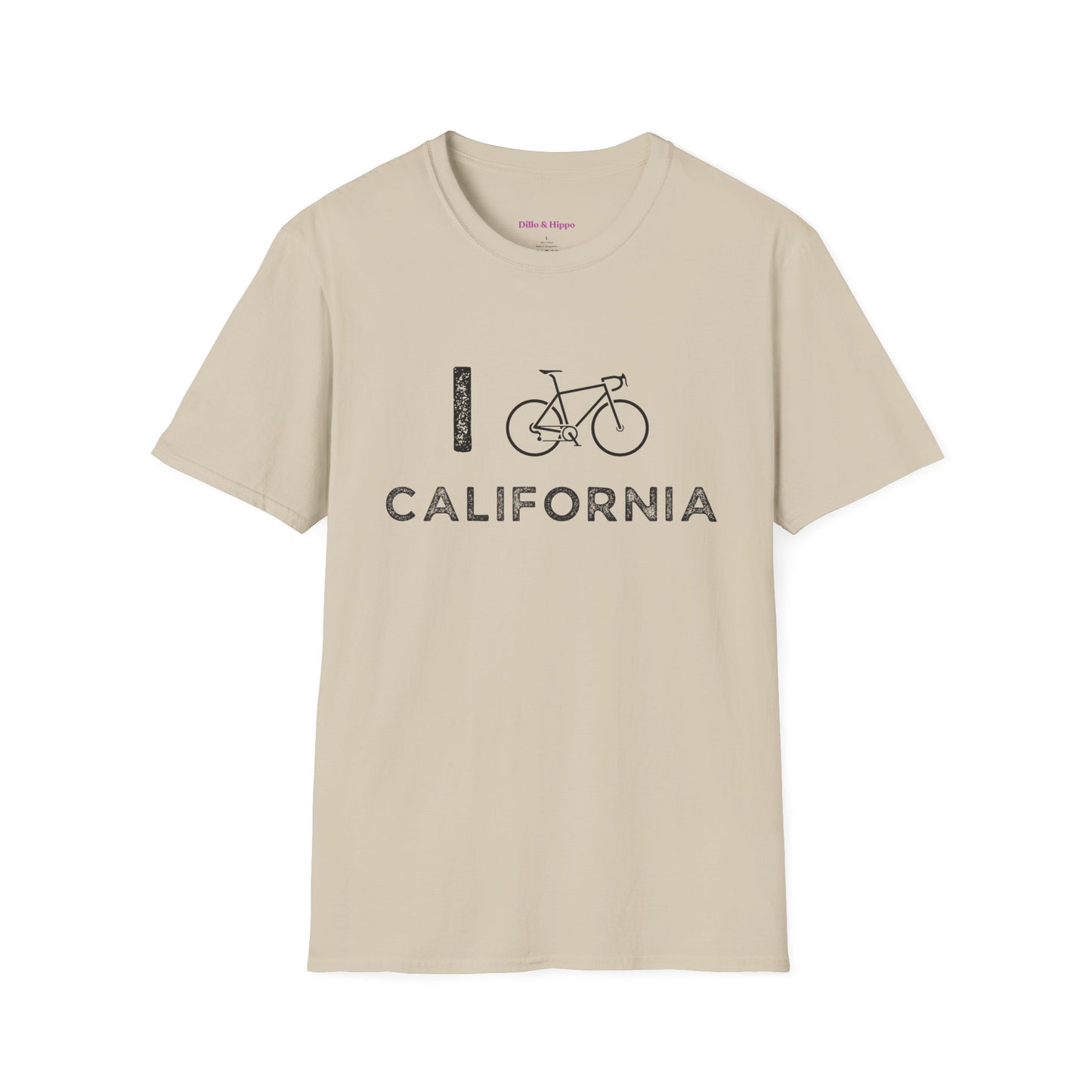 I (Road) Bike California // Unisex Softstyle T-Shirt