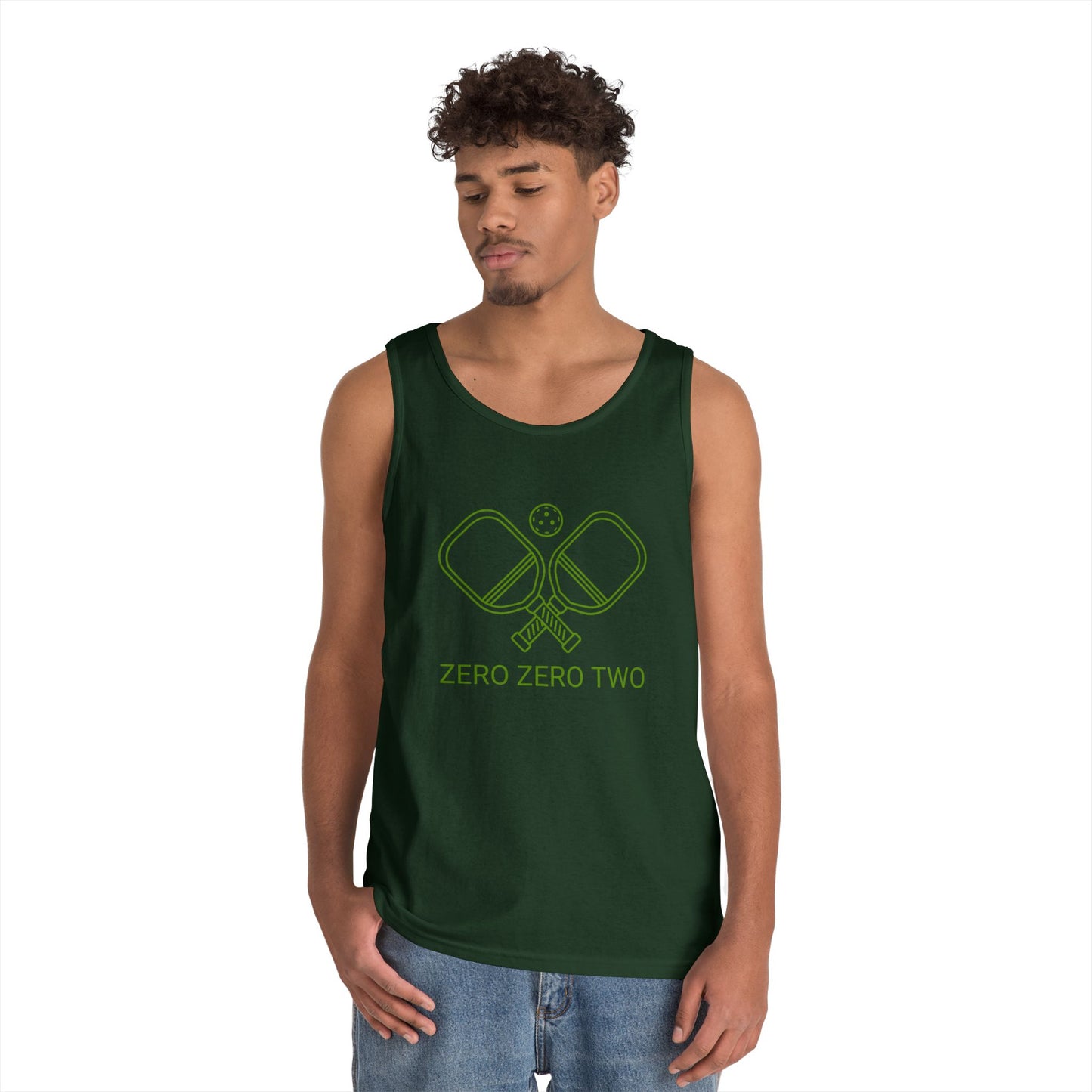 Zero Zero Two Pickleball // Unisex Heavy Cotton Tank Top