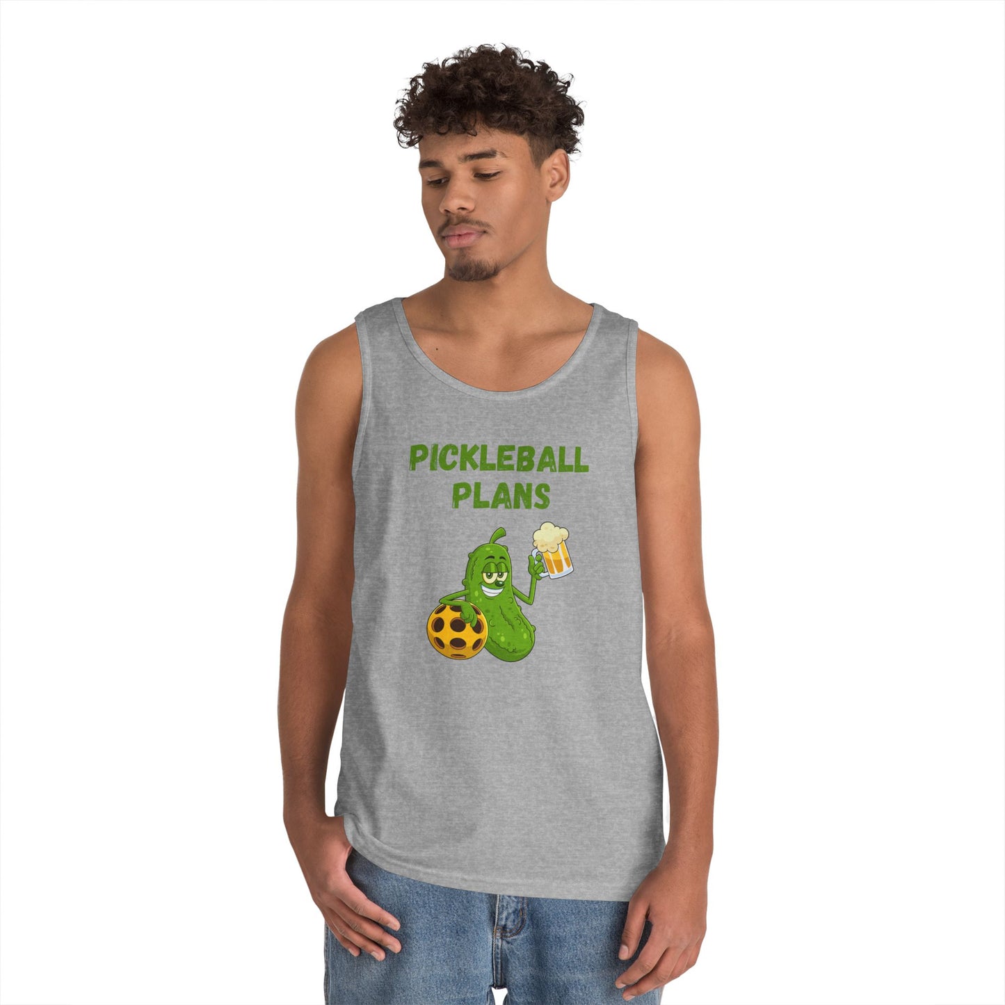 Pickleball Plans // Unisex Heavy Cotton Tank Top