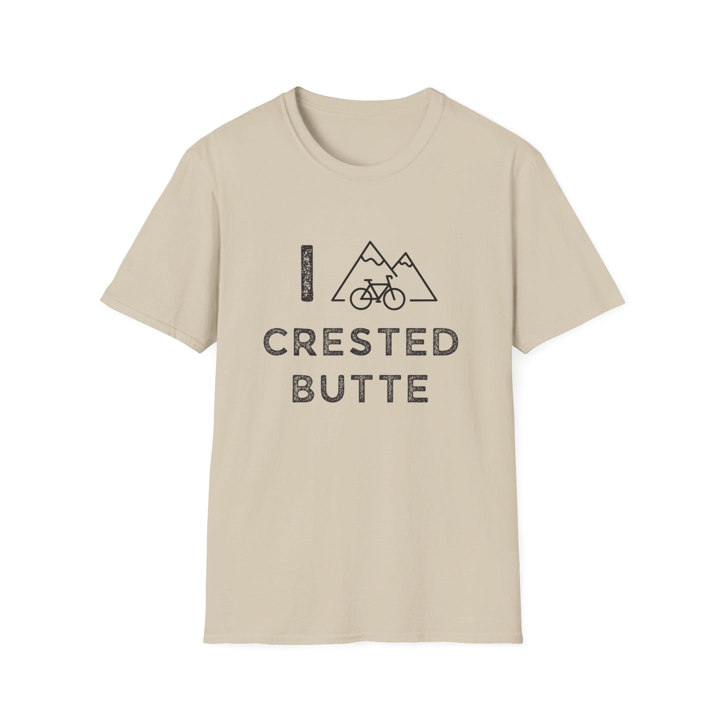 I (Mountain) Bike Crested Butte // Unisex Softstyle T-Shirt