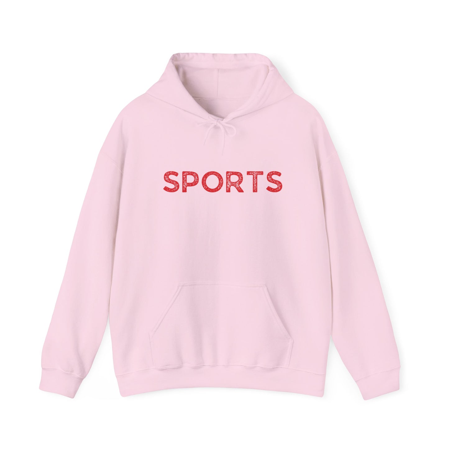 Sports // Unisex Heavy Blend™ Hooded Sweatshirt - Red Text