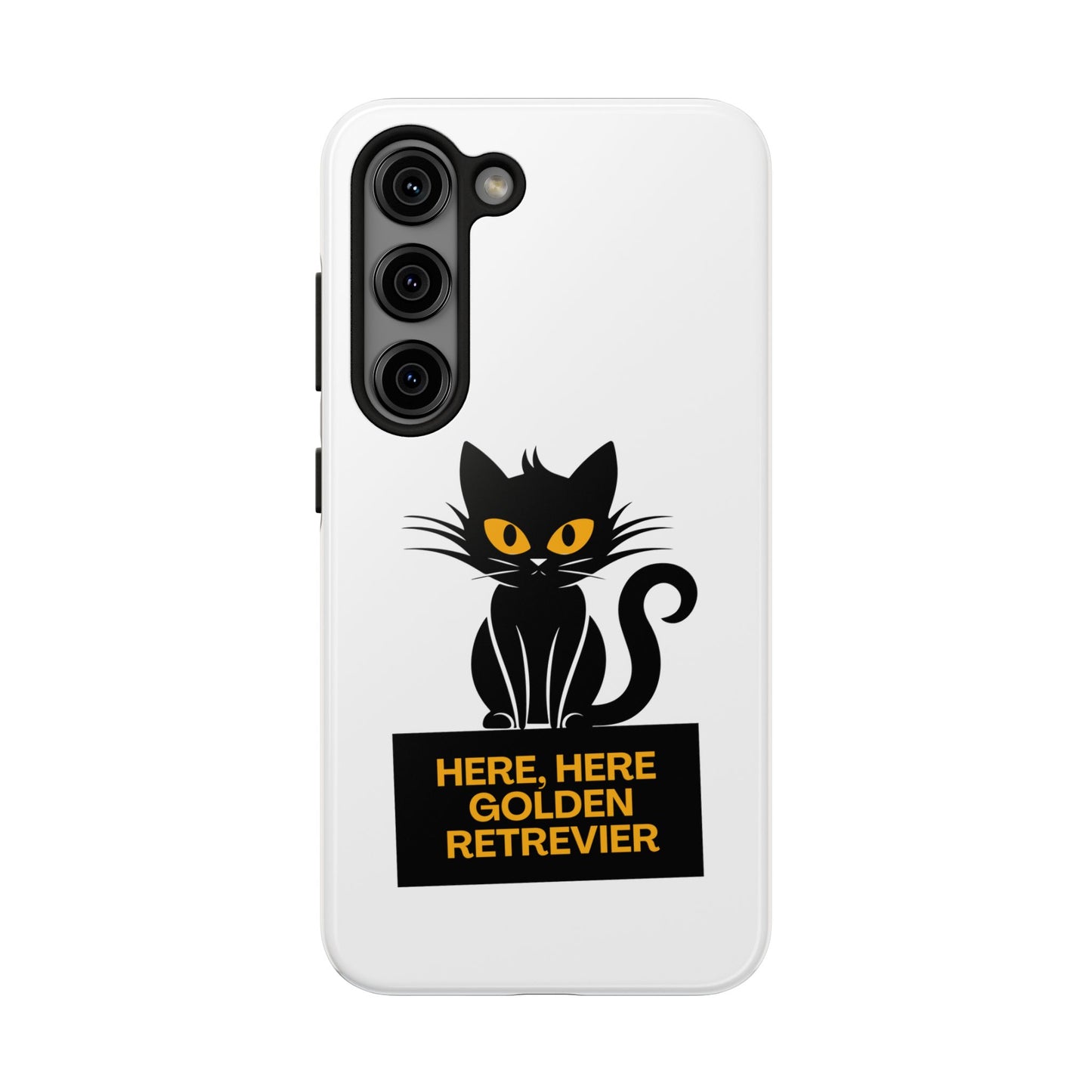 Here, Here Golden Retriever // Phone Case