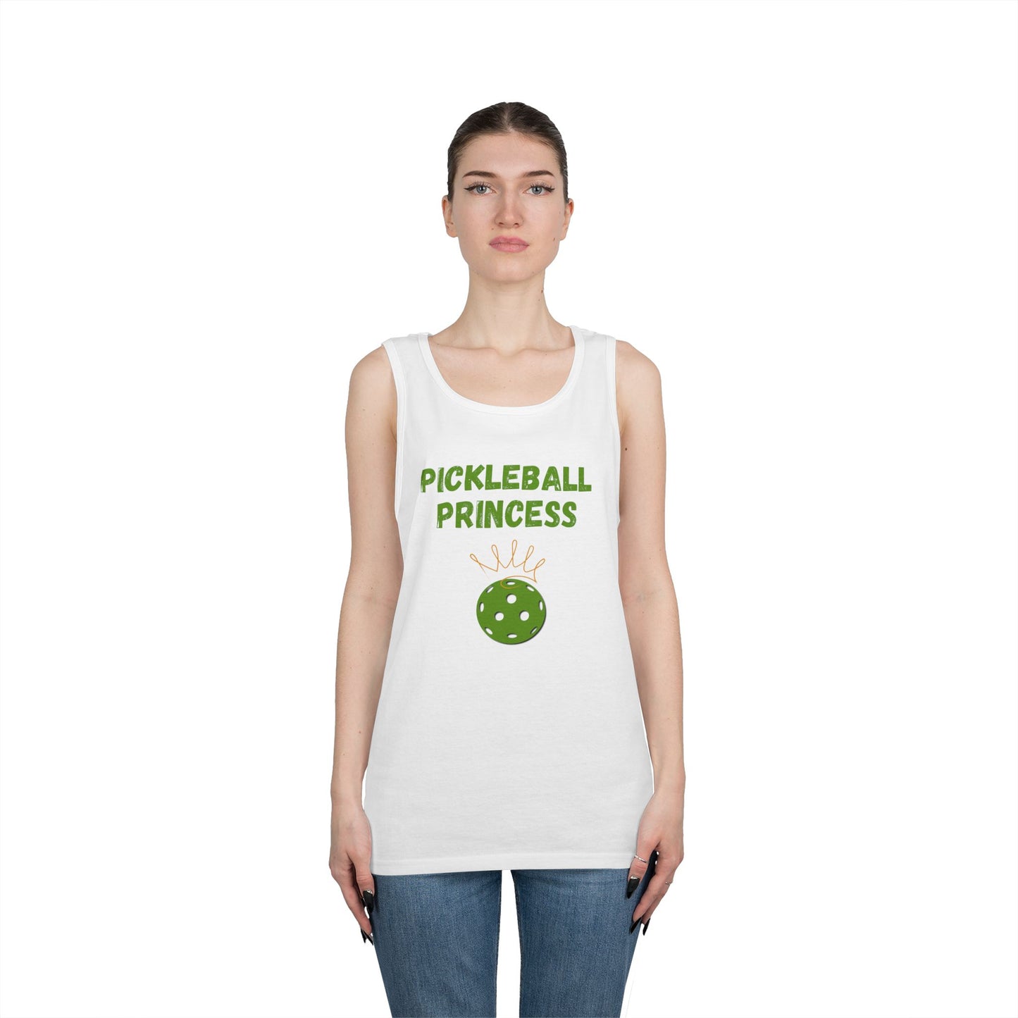 Pickleball Princess // Unisex Heavy Cotton Tank Top