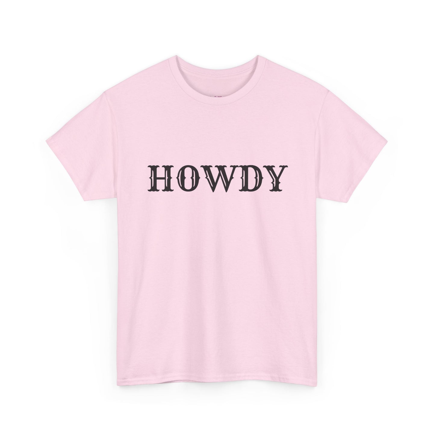 Howdy & Adios // Unisex Heavy Cotton Tee - Casual Statement Shirt