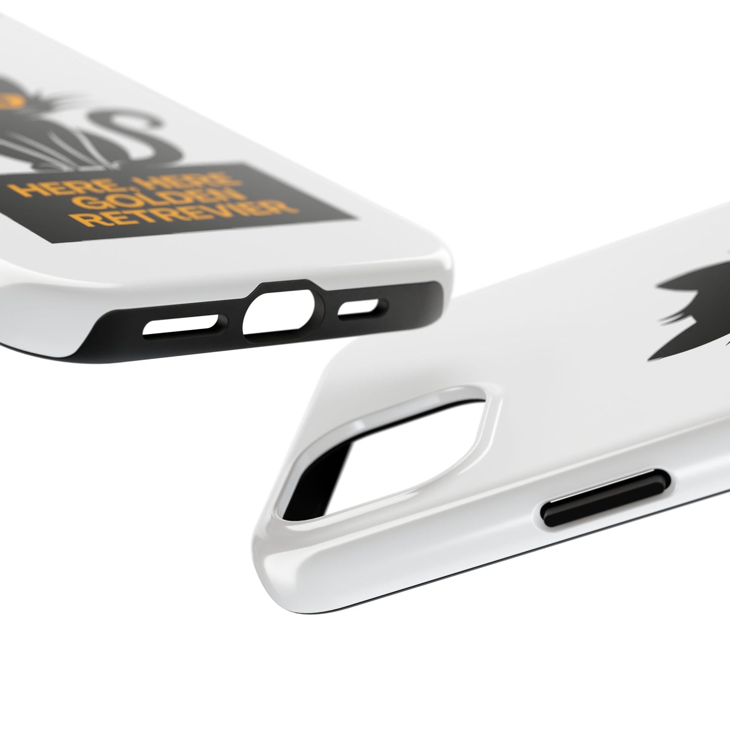 Here, Here Golden Retriever // Phone Case