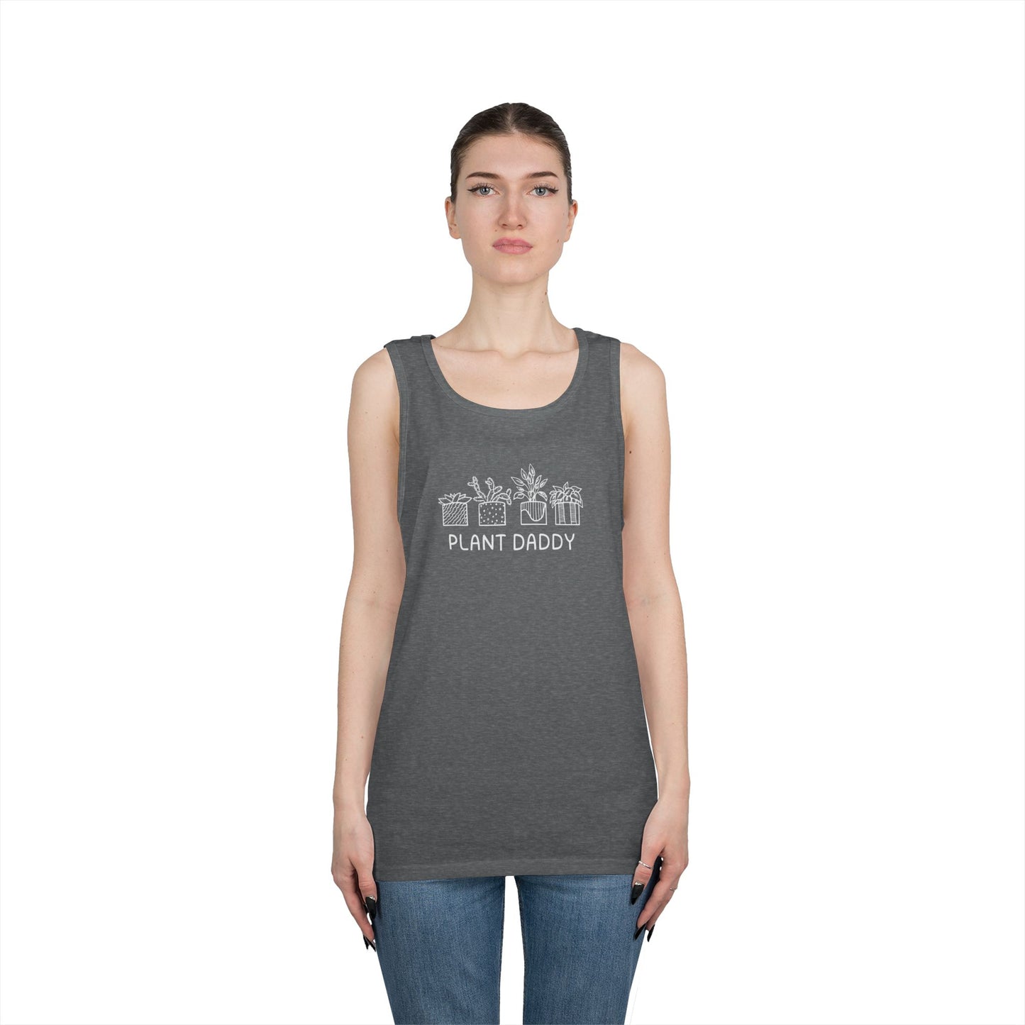 Plant Daddy // Unisex Heavy Cotton Tank Top - Perfect Gift for Plant Lovers