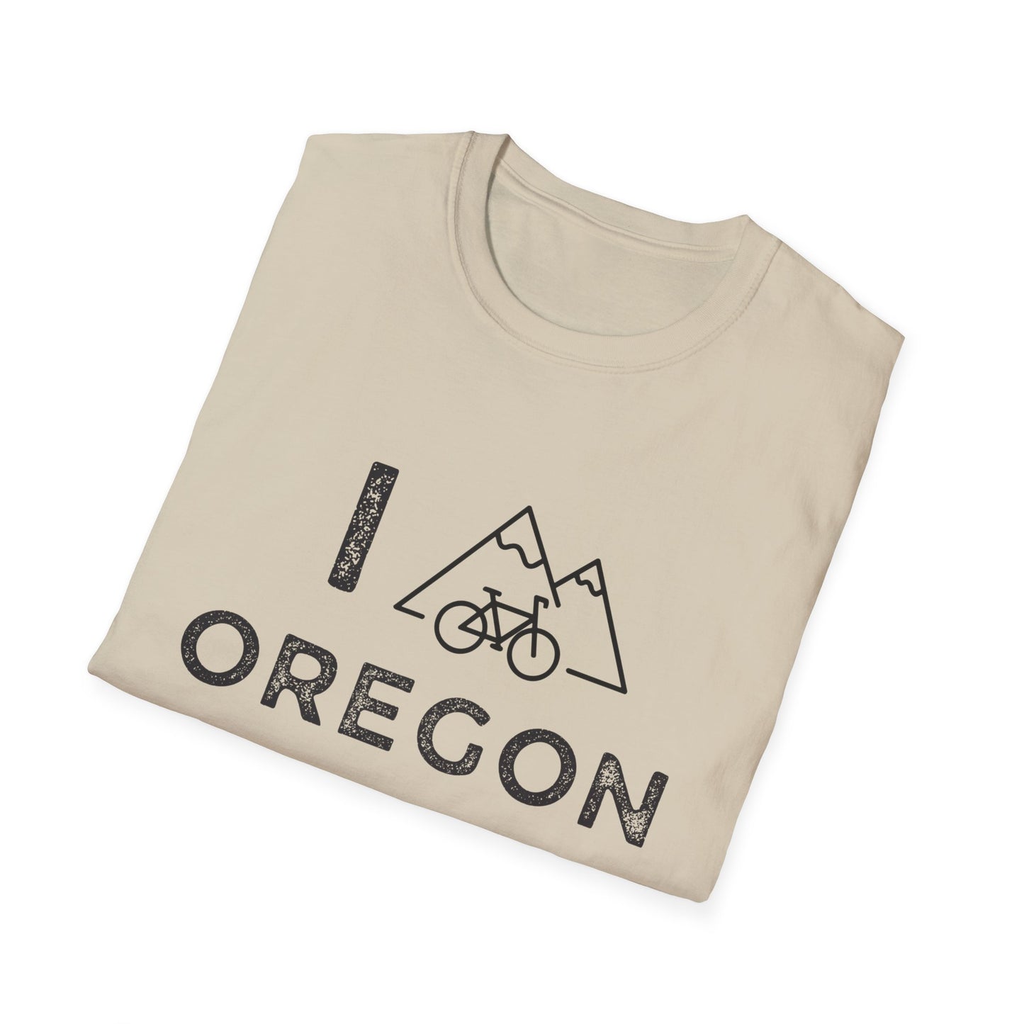 I (Mountain) Bike Oregon // Unisex Softstyle T-Shirt