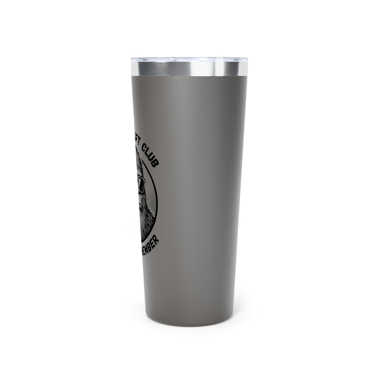Barefoot Lift Club Founding Member // Copper Vacuum Insulated Tumbler, 22oz - Blue Text