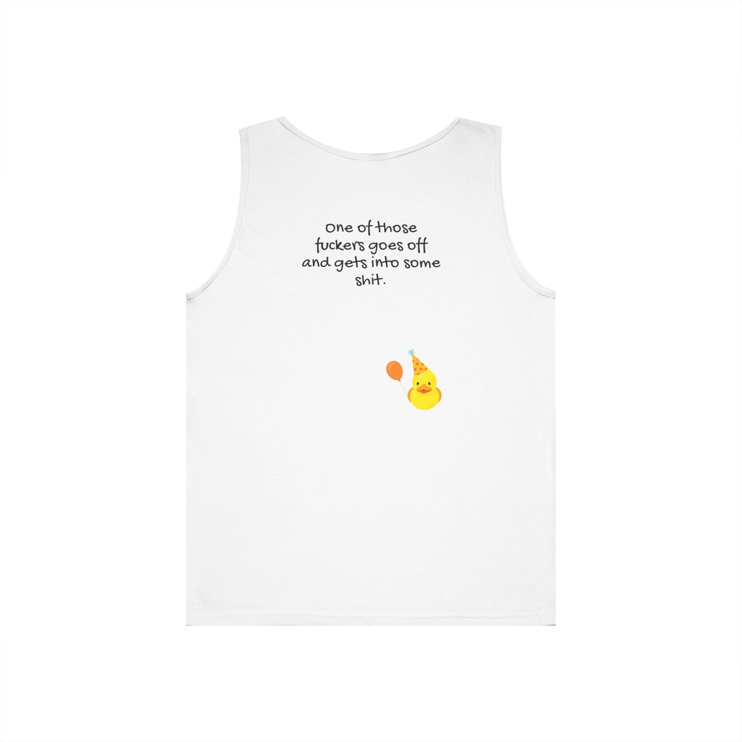 Ducks in a Row // Unisex Heavy Cotton Tank Top