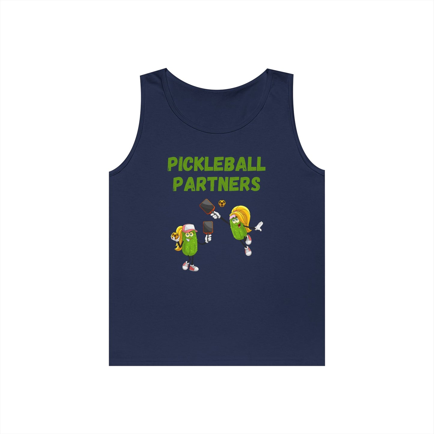 Pickleball Partners 3 // Unisex Heavy Cotton Tank Top