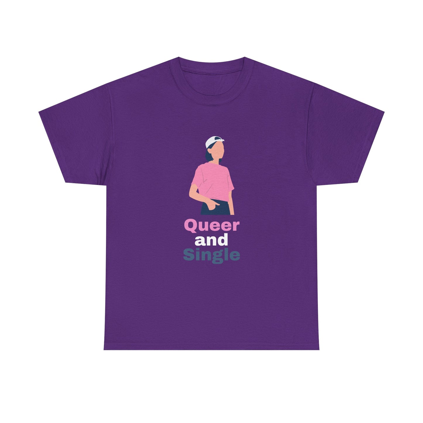 Queer and Single // Short Sleeve Tee