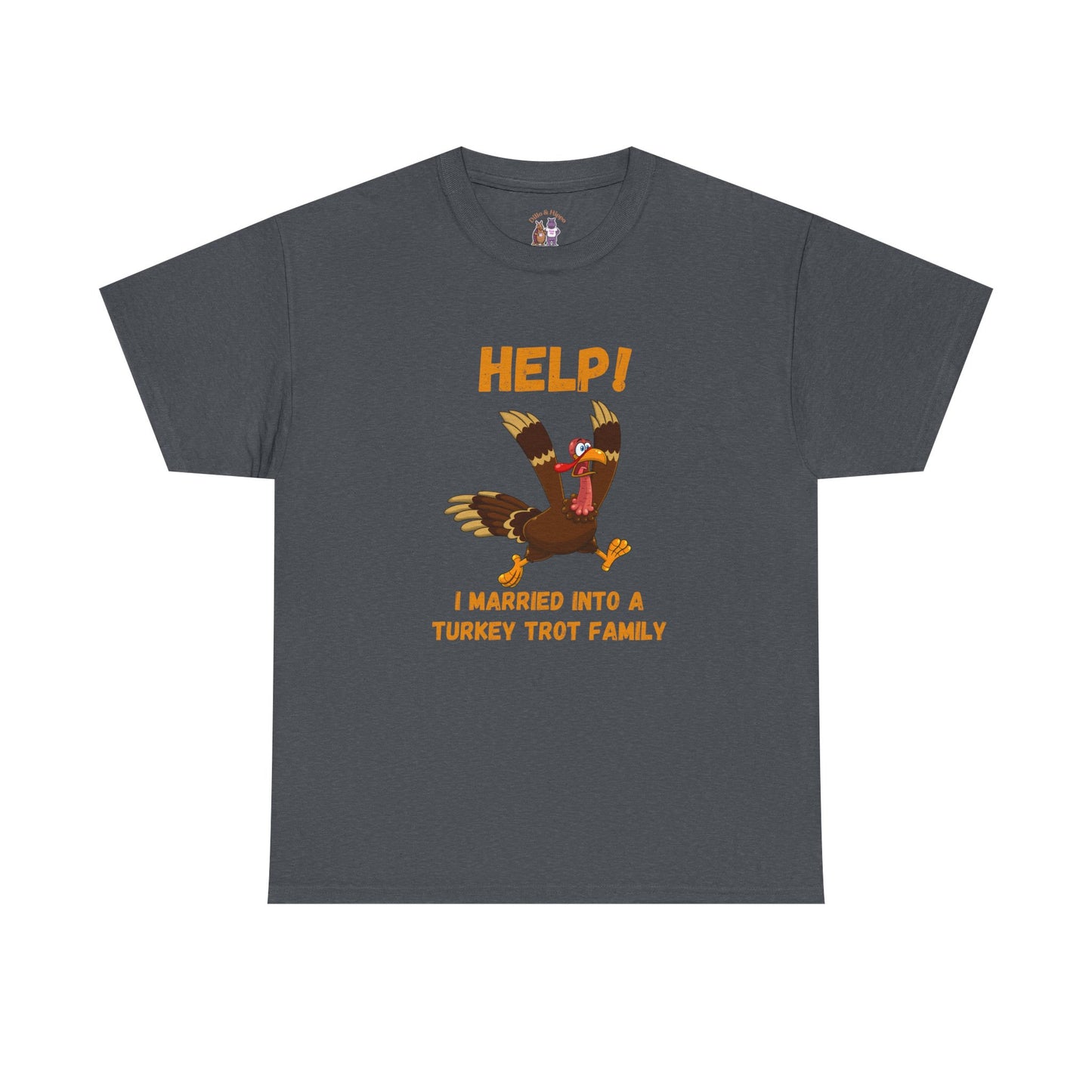 Help! I Married into a Turkey Trot Family // Unisex Jersey Short Sleeve Tee