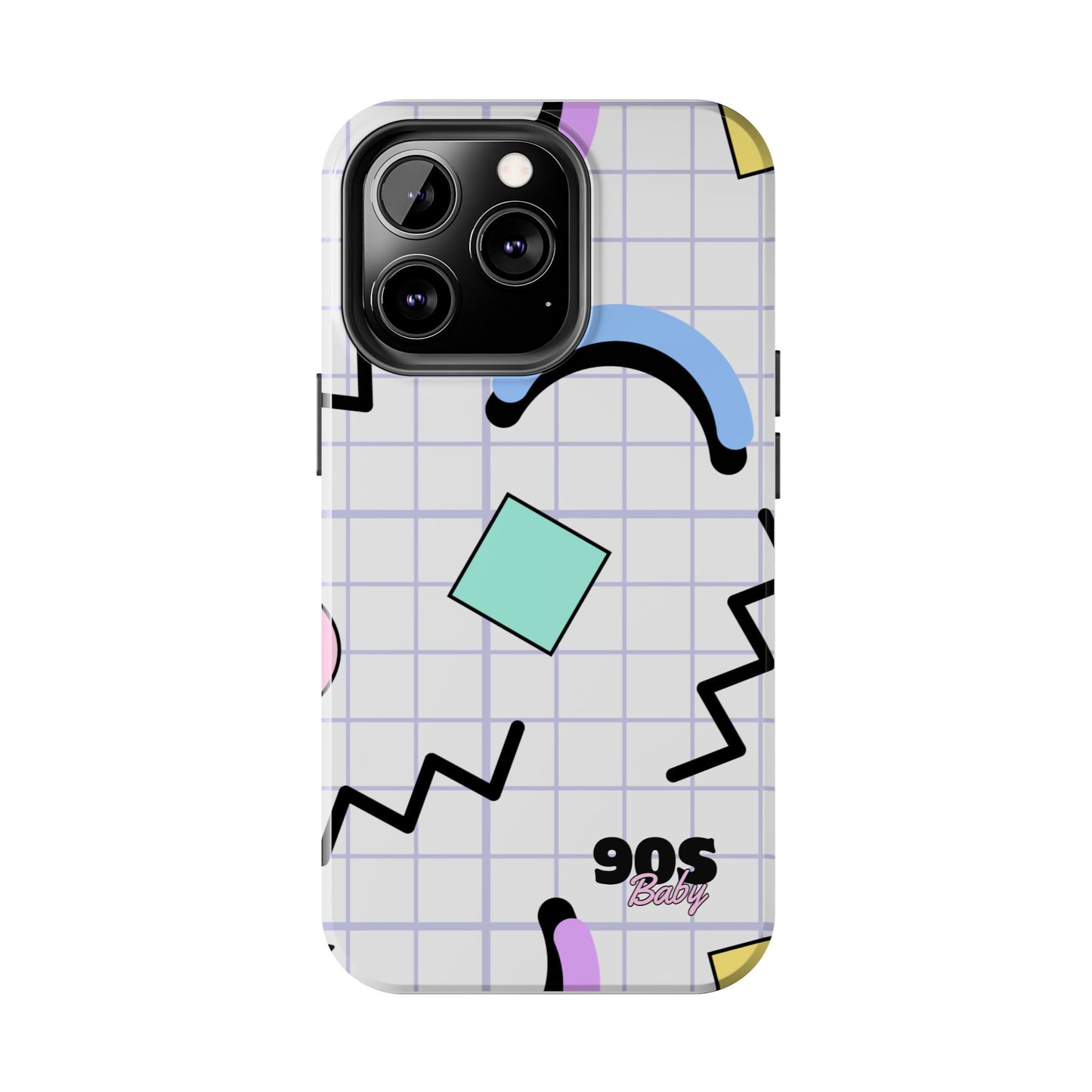 90s Baby Zig Zag and Shapes // iPhone Case
