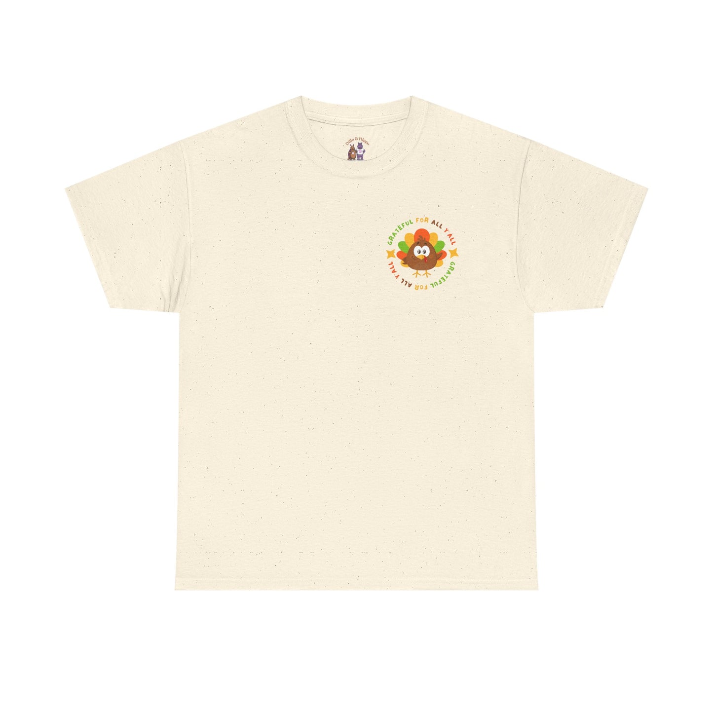 Grateful for All Y'all with Turkey // Pocket Placement // Unisex Jersey Short Sleeve Tee