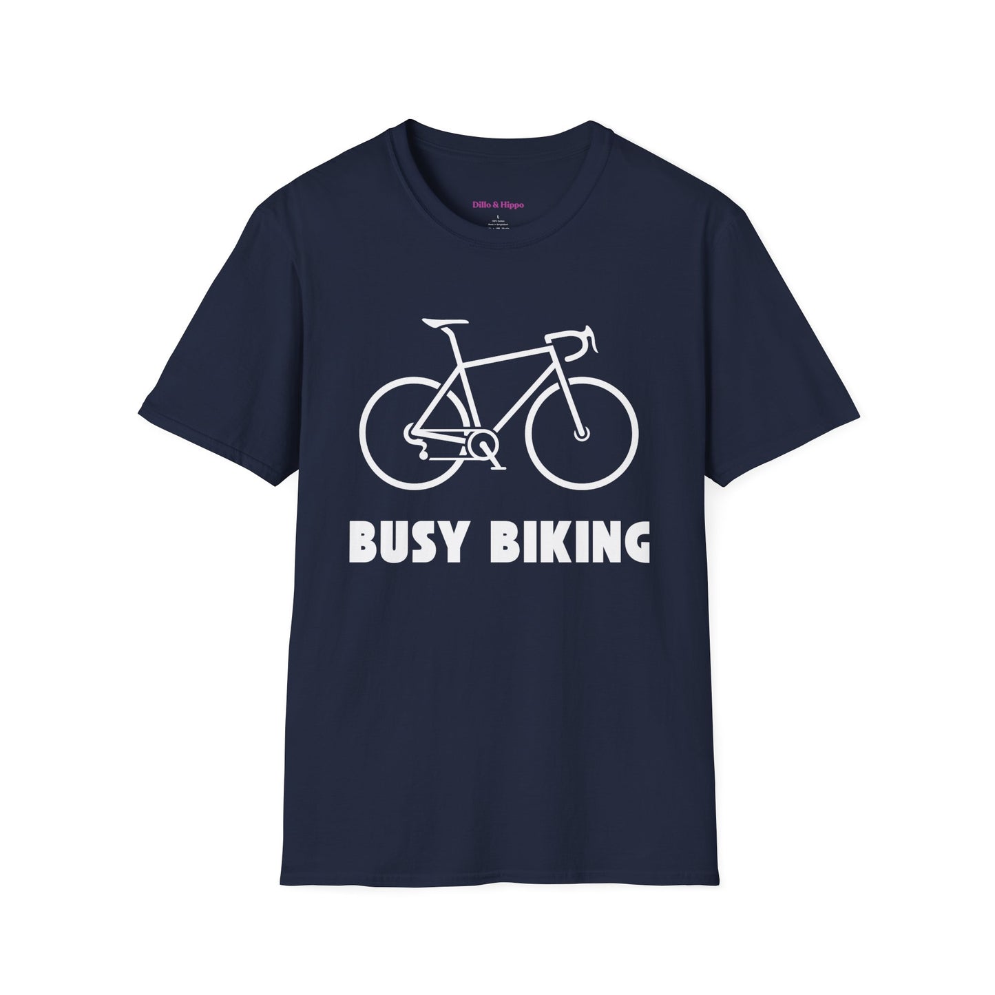 Busy (Road) Biking // Unisex Softstyle T-Shirt