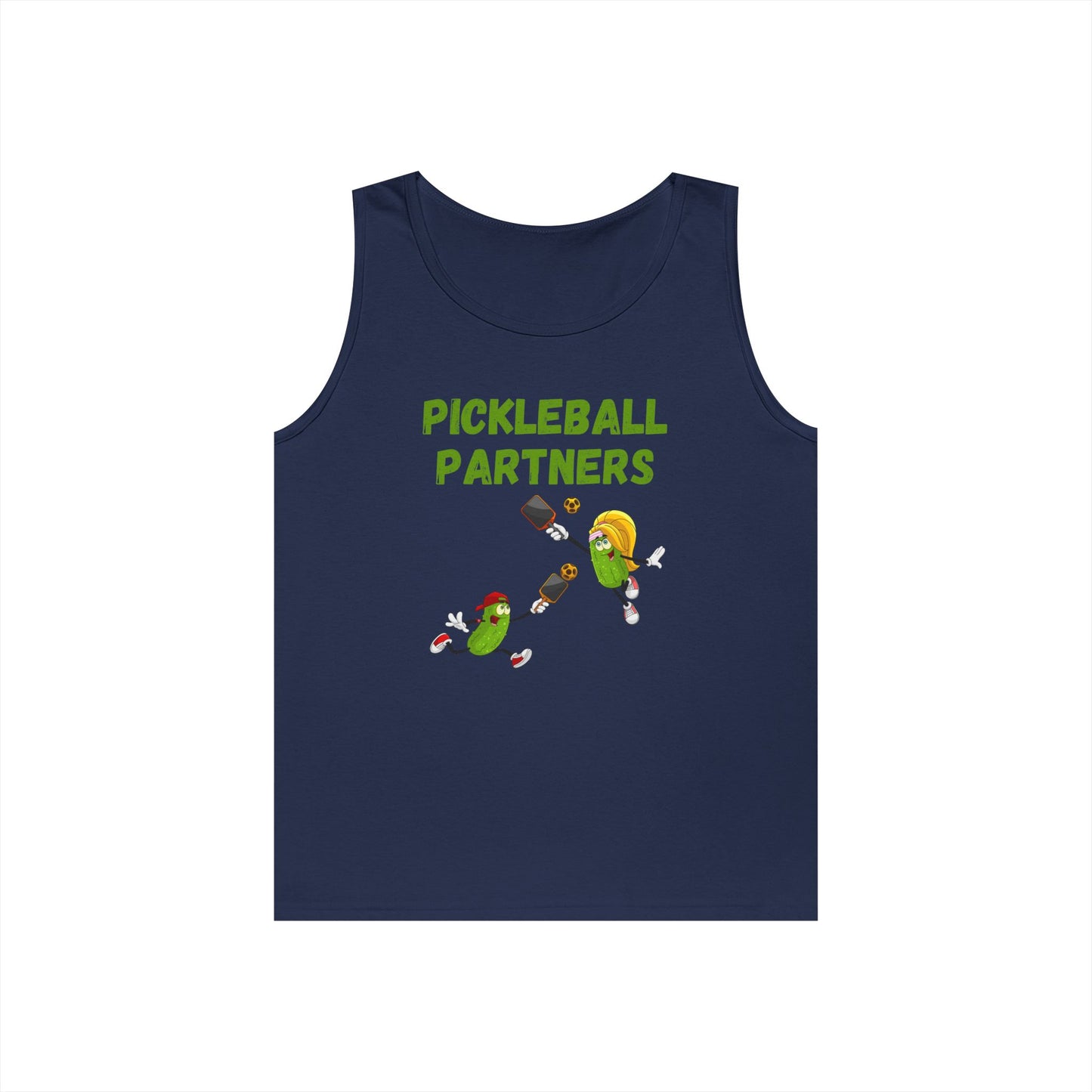 Pickleball Partners 2 // Unisex Heavy Cotton Tank Top
