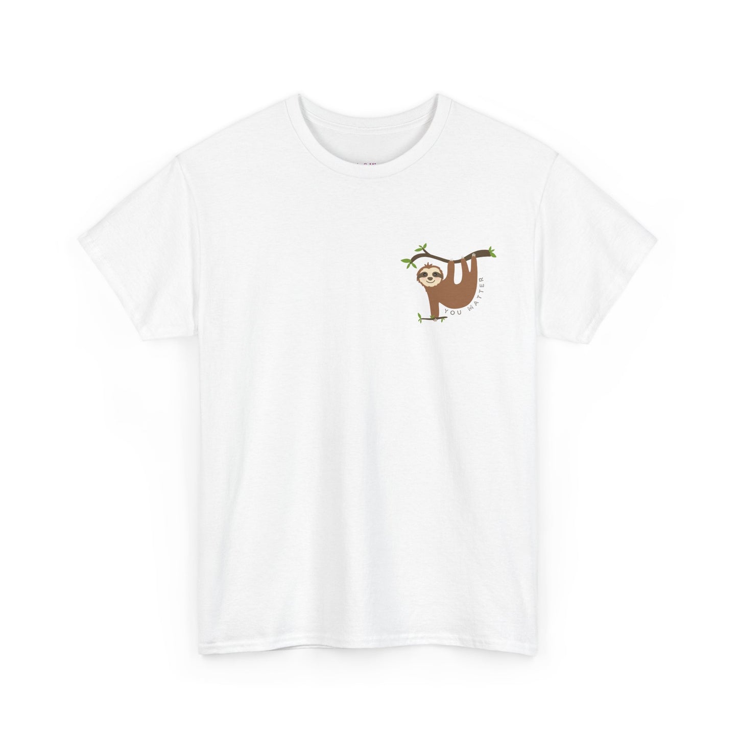 Keep Hangin' On - Sloth // Unisex Heavy Cotton Tee - Motivational