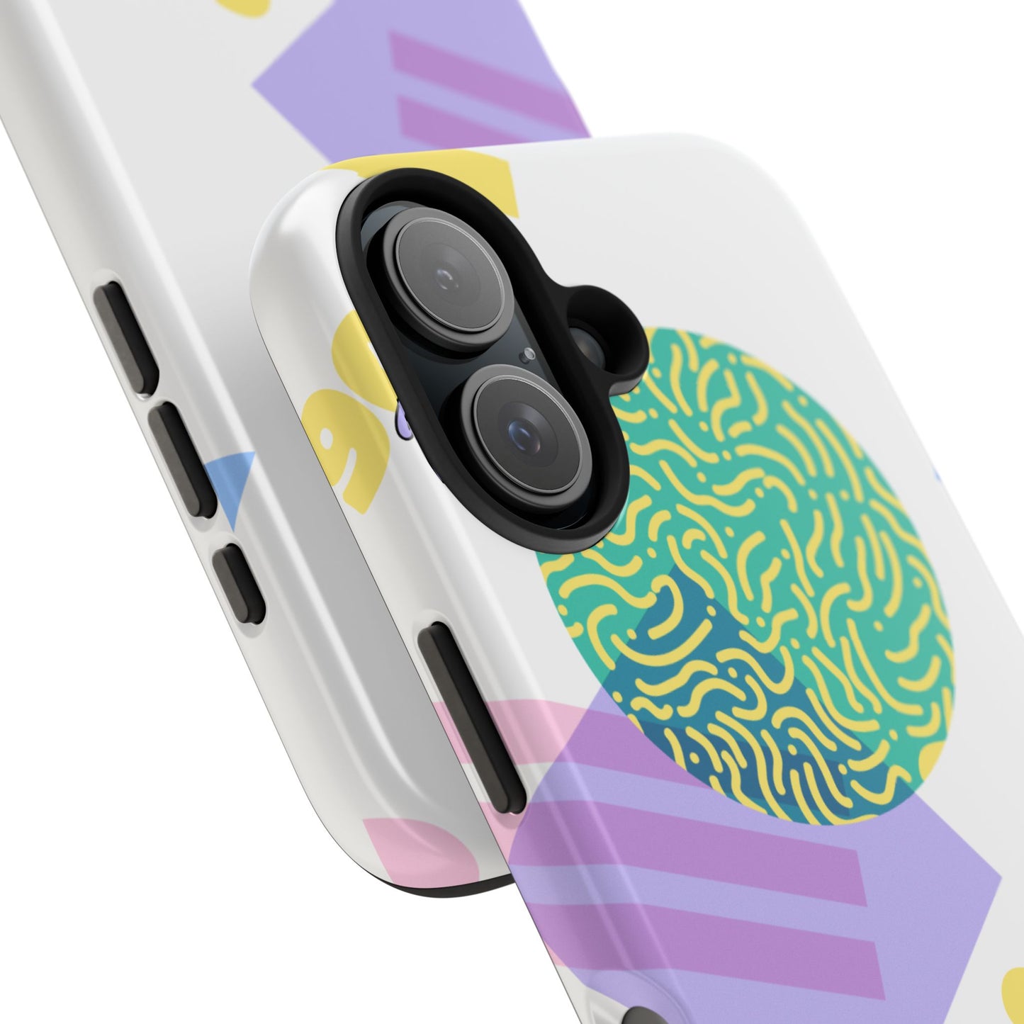 Pastel 90s Baby and Shapes // iPhone Case