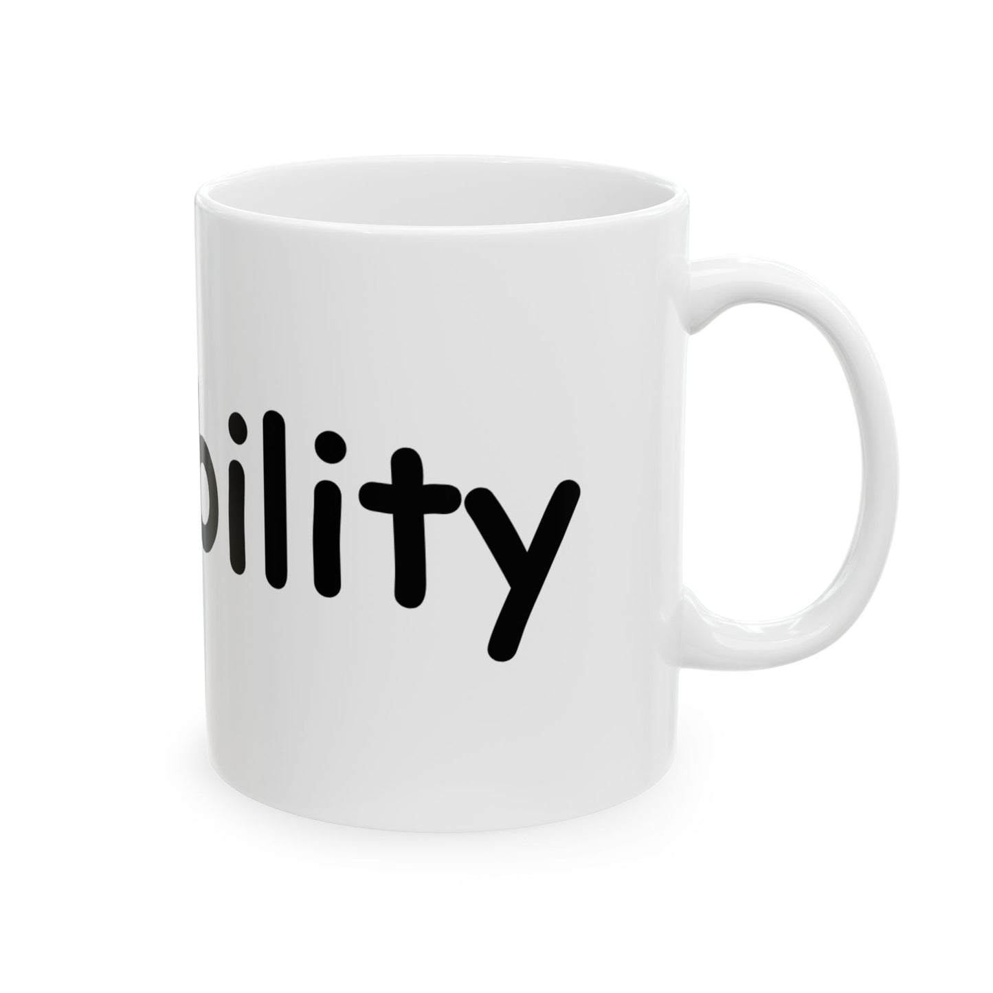 diffability // Ceramic Mug, (11oz, 15oz)