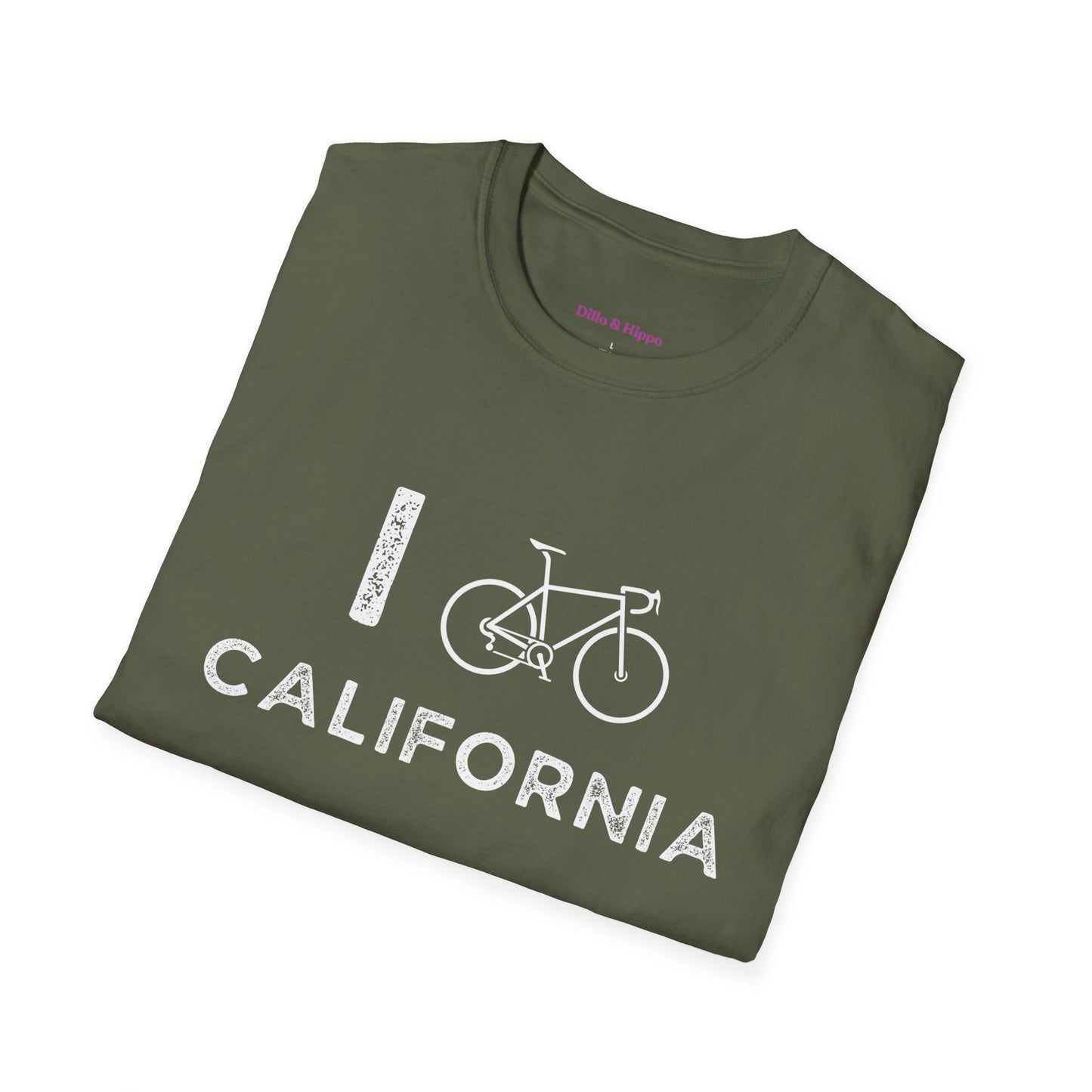 I (Road) Bike California // Unisex Softstyle T-Shirt