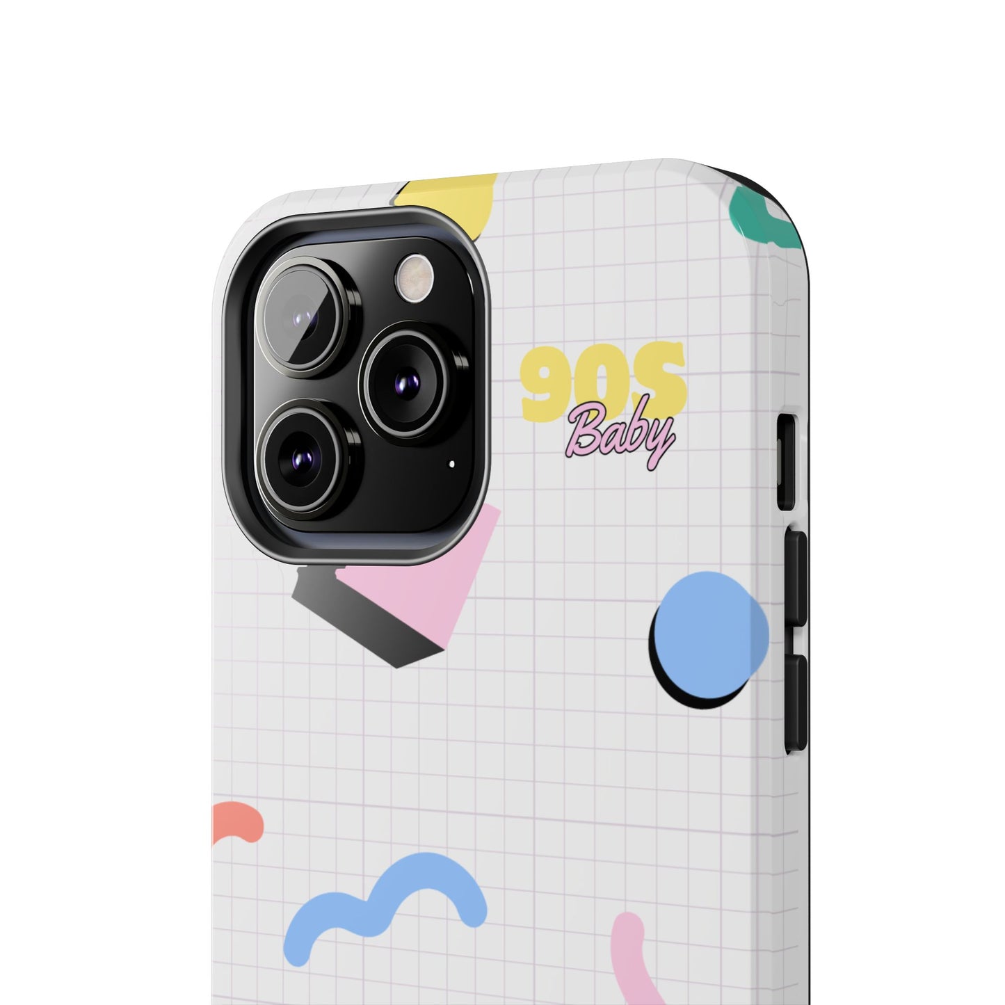 90s Baby Grid Paper Pattern // iPhone Case